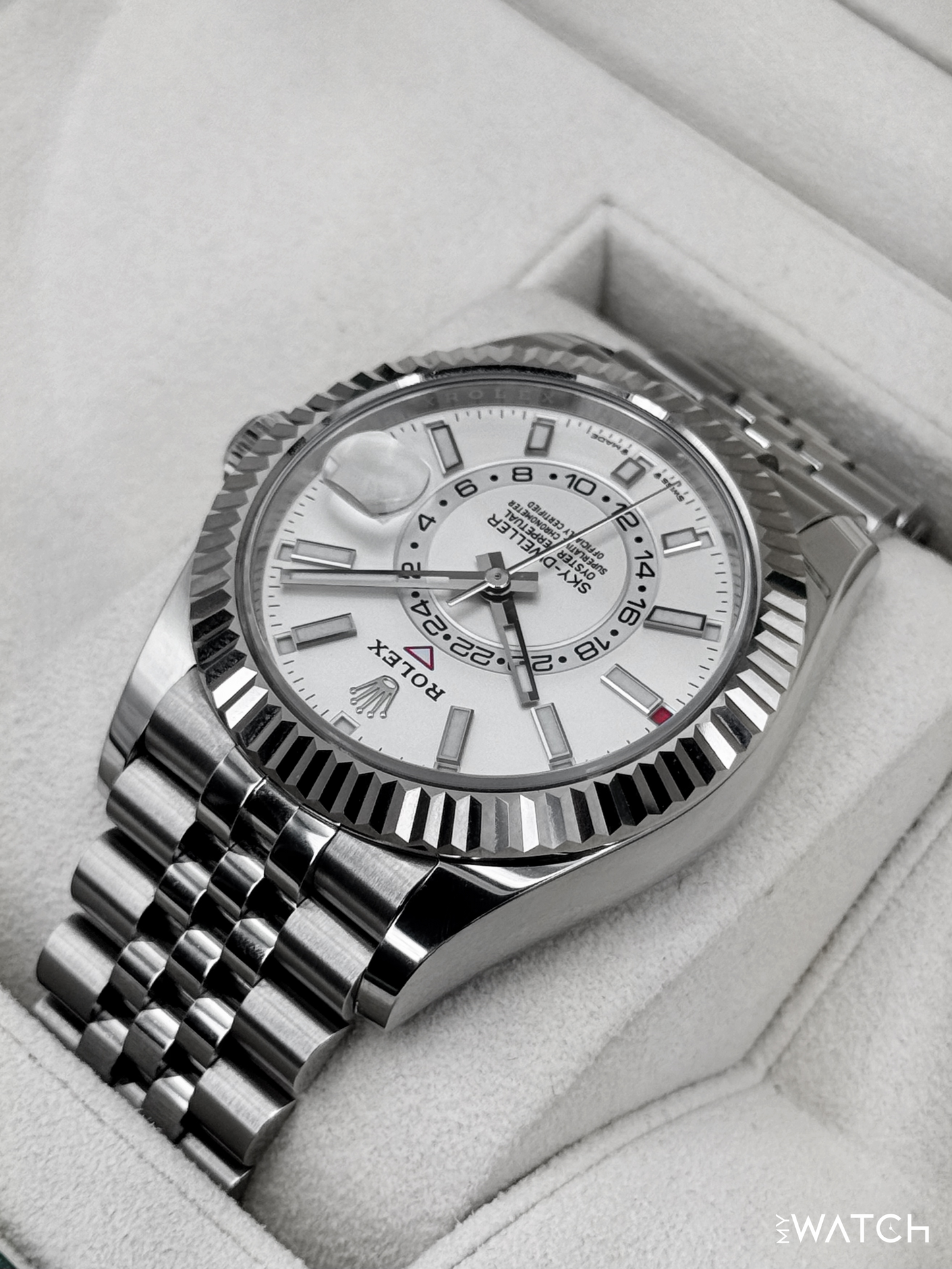 2023 Rolex Sky-Dweller 42mm 336934 Jubilee White Dial