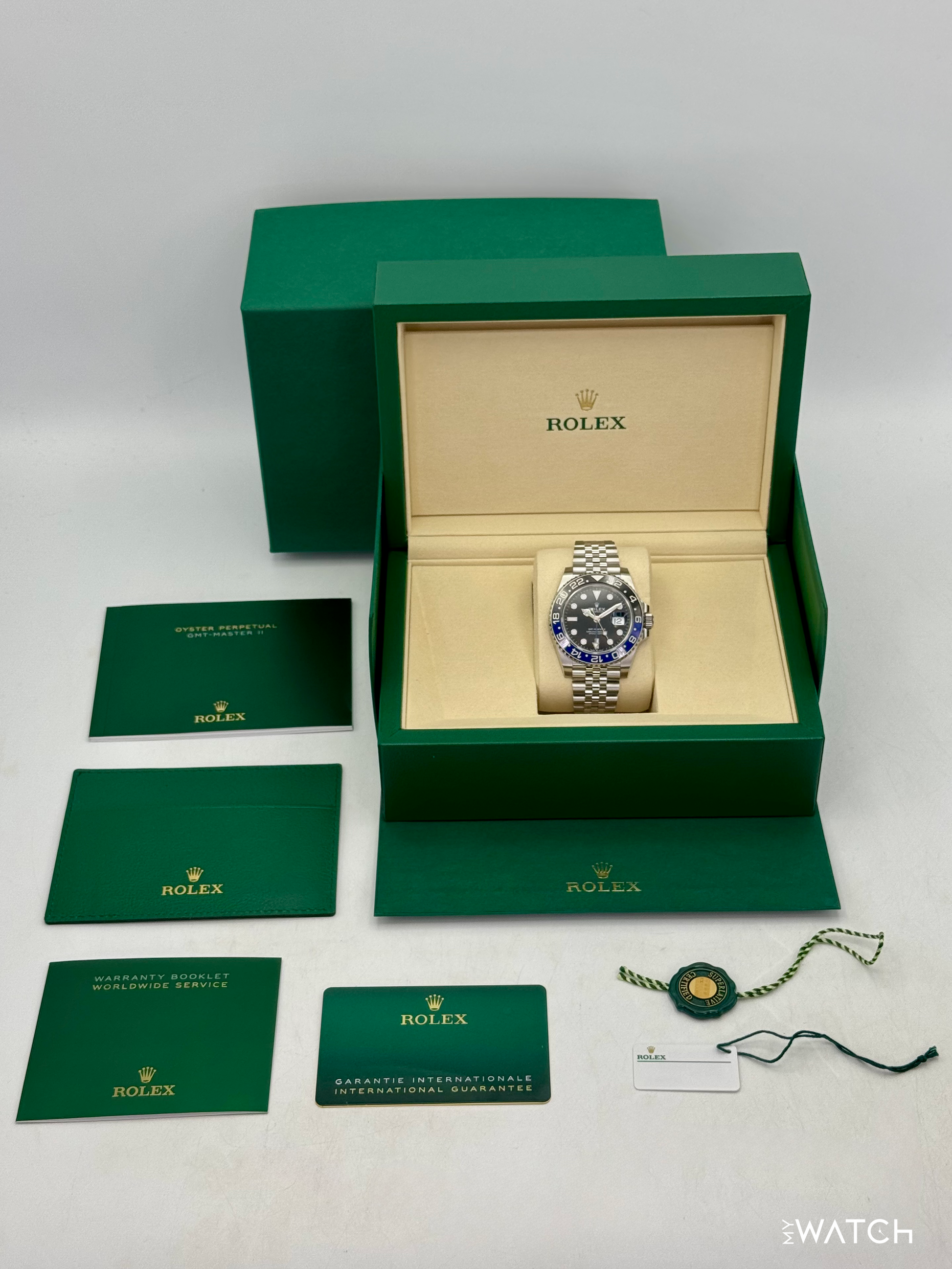 NEW 2025 Rolex GMT-Master II "Batgirl" 40mm 126710BLNR Jubilee - MyWatchLLC