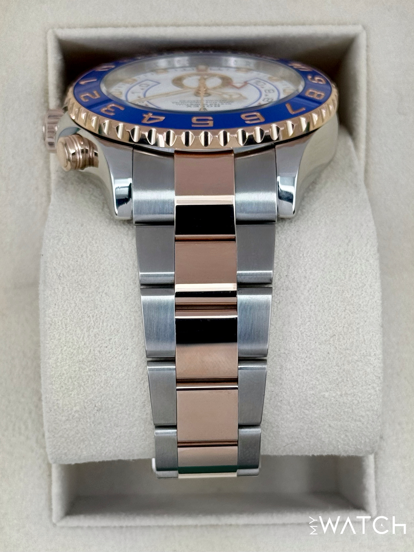 Rolex Yacht-Master II 44mm 116681 Two-Tone White Dial