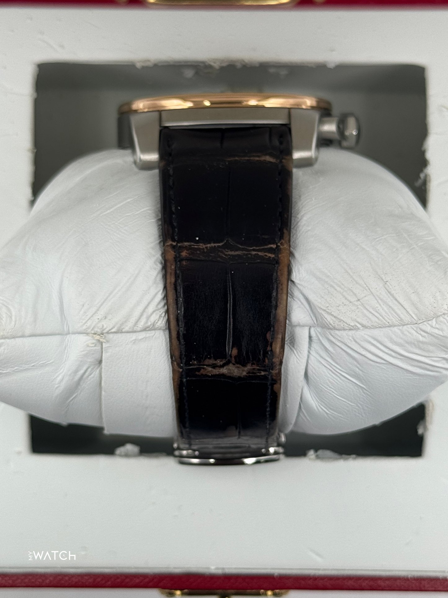 2012 Cartier Calibre De Cartier 42mm W7100051 Two-Tone Brown Dial
