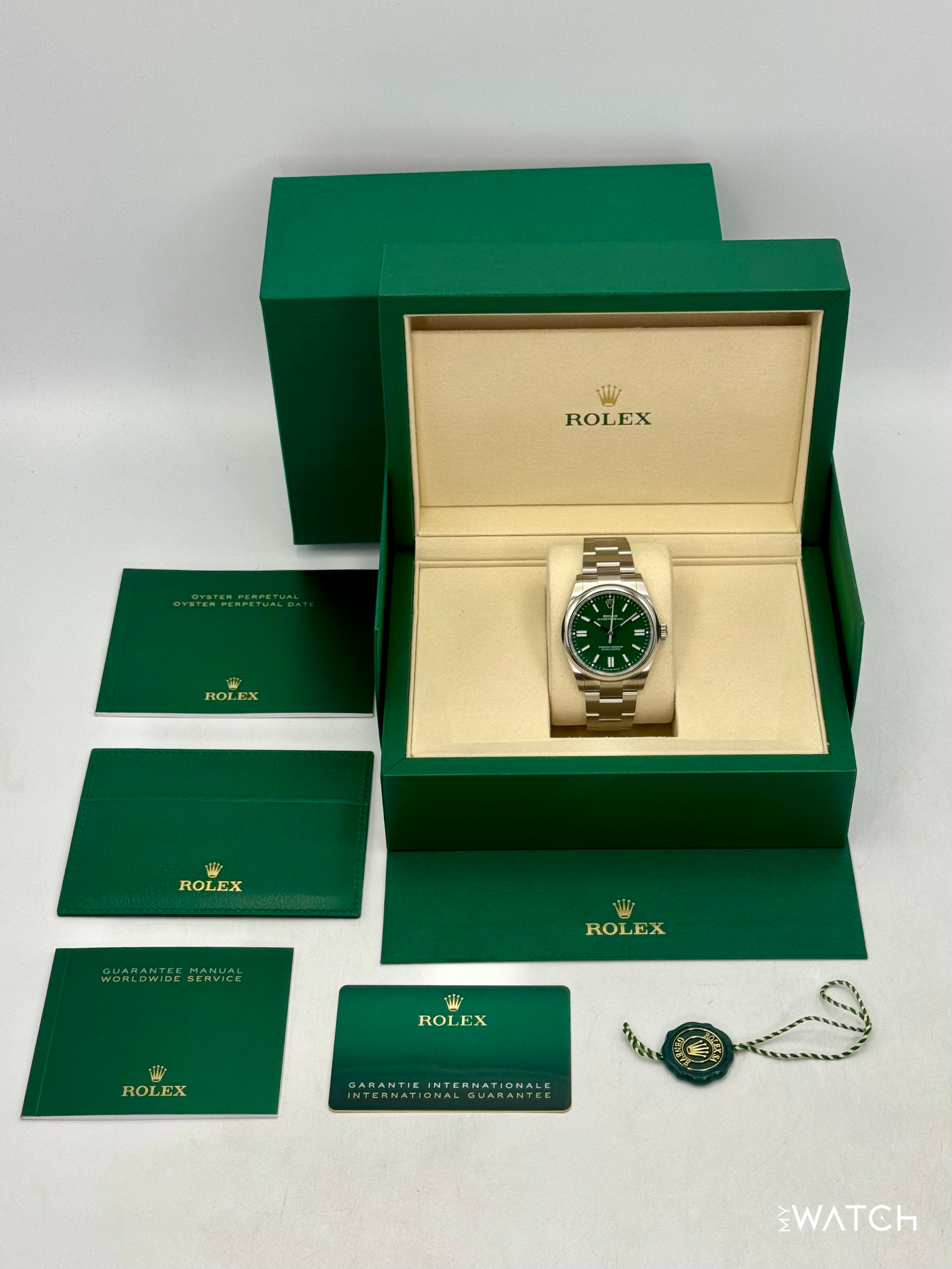 NEW 2025 Rolex Oyster Perpetual 41mm 134300 Green Dial