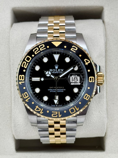 2025 Rolex GMT-Master II 40mm 126713GRNR Two-Tone Jubilee