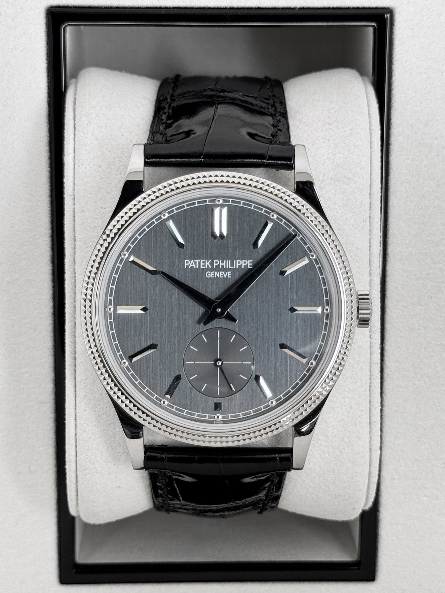 NEW 2026 Patek Philippe Calatrava 40mm 6119G  White Gold Gray Dial