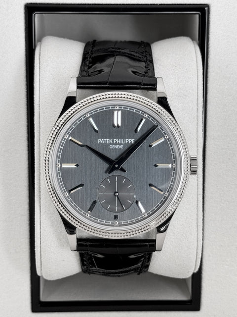 NEW 2026 Patek Philippe Calatrava 40mm 6119G  White Gold Gray Dial
