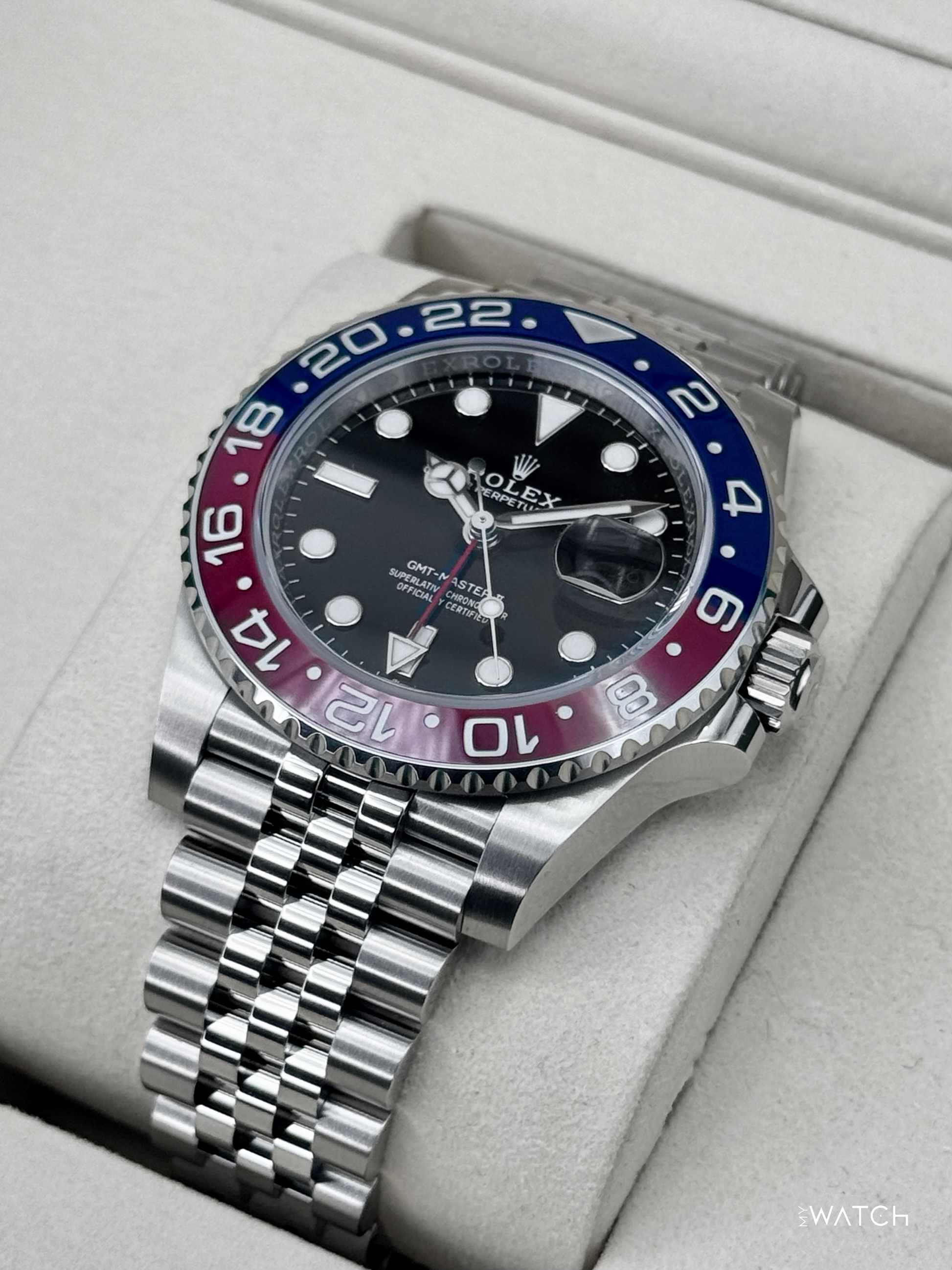 NEW 2026 Rolex GMT-Master II "Pepsi" 40mm 126710BLRO Jubilee (STICKERED) - MyWatchLLC