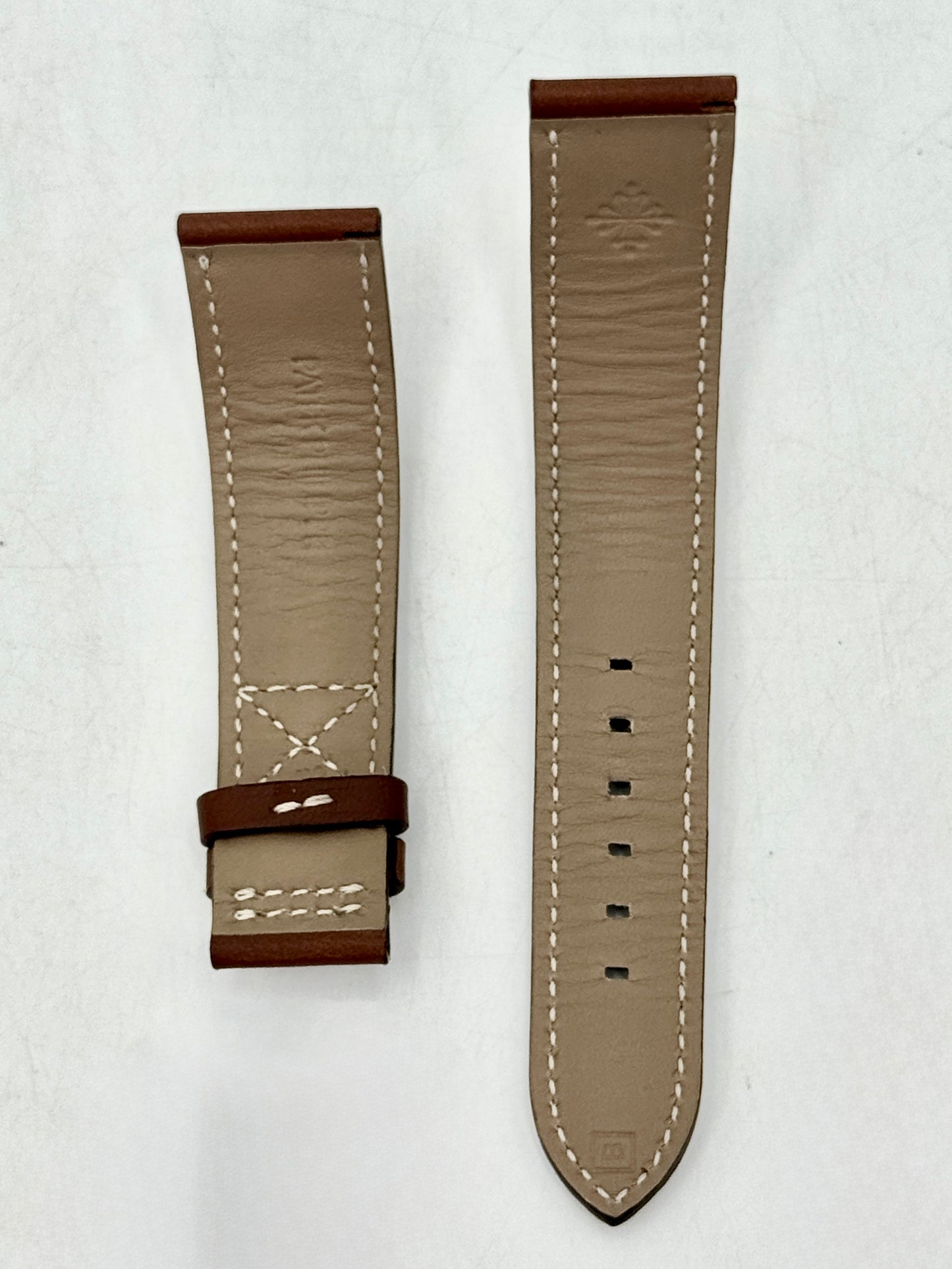 Patek Philippe Calatrava Pilot Time Travel 5524G Brown Leather Strap