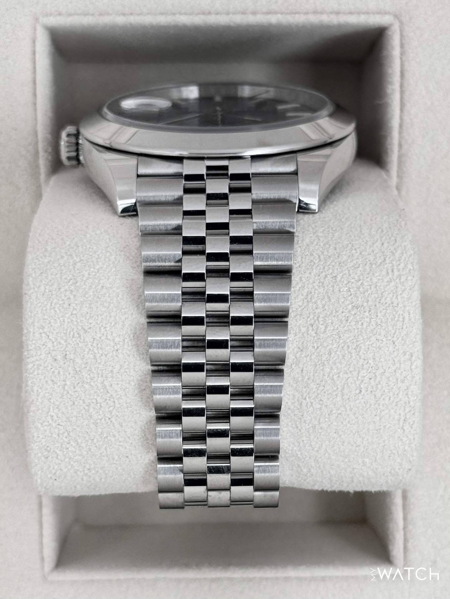 NEW 2023 Rolex Datejust 41mm 126300 Stainless Steel Jubilee Blue Dial - MyWatchLLC