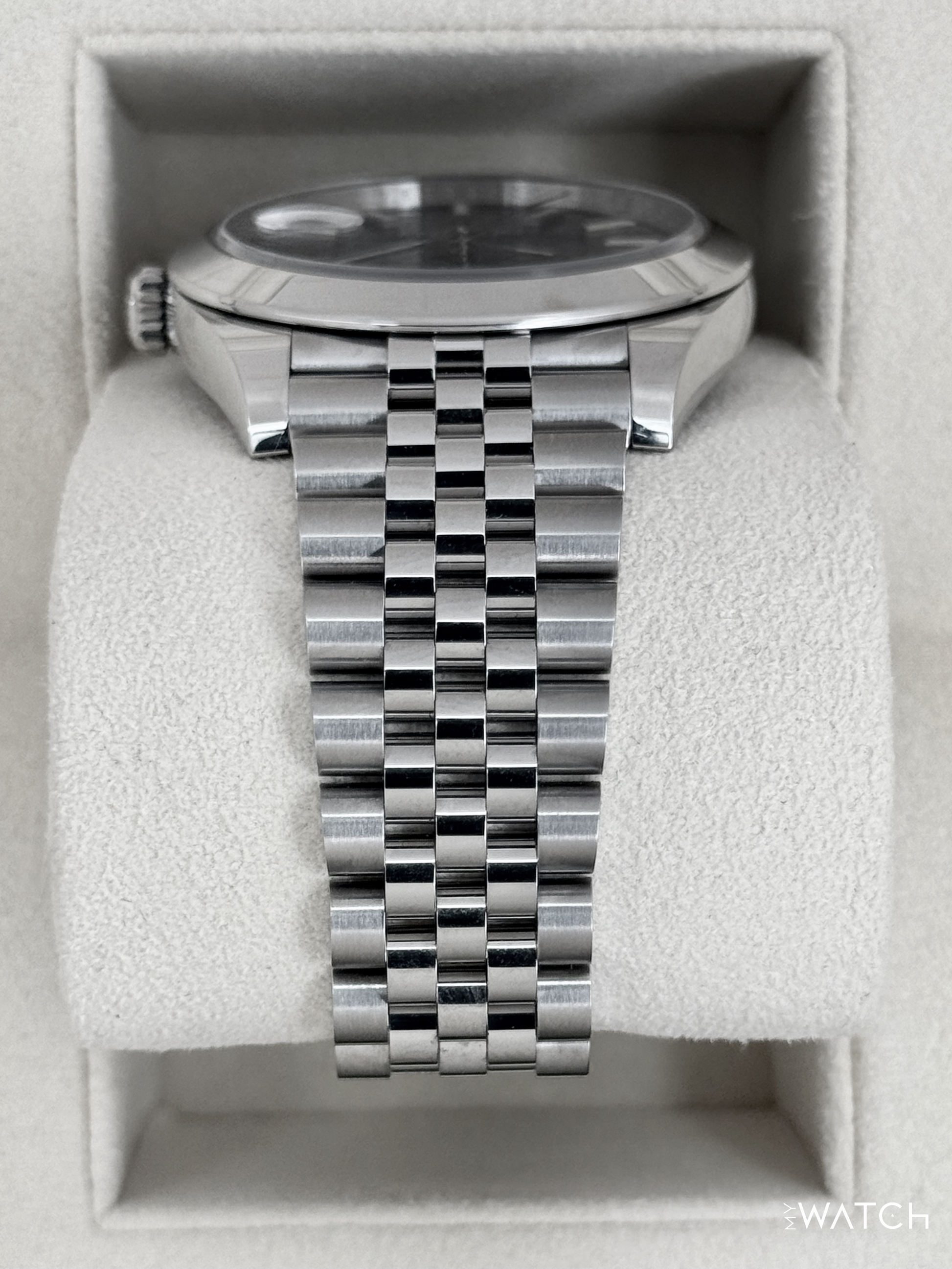 NEW 2023 Rolex Datejust 41mm 126300 Stainless Steel Jubilee Blue Dial - MyWatchLLC