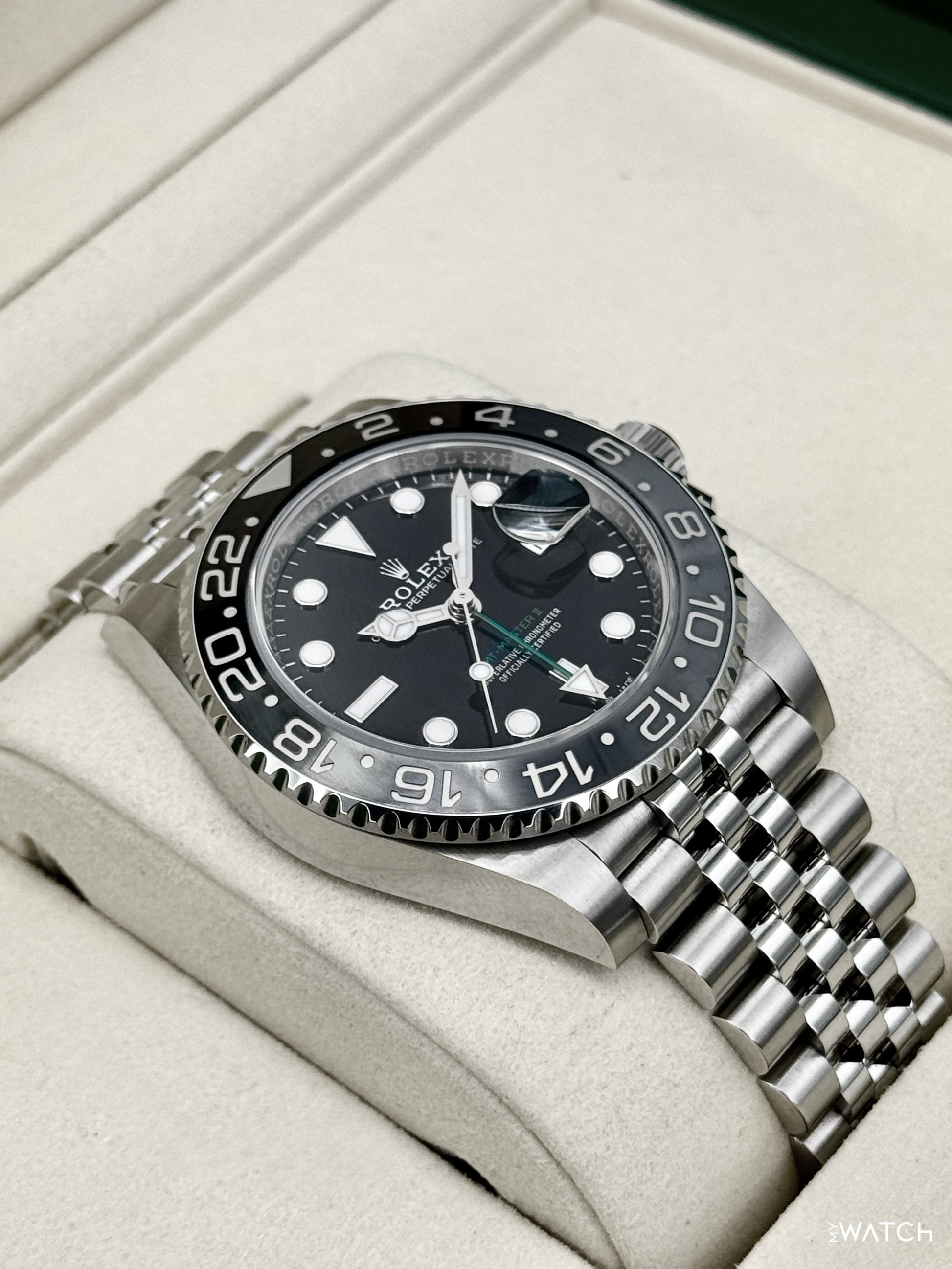 2026 Rolex GMT-Master II "Bruce Wayne" 40mm 126710GRNR Jubilee - MyWatchLLC
