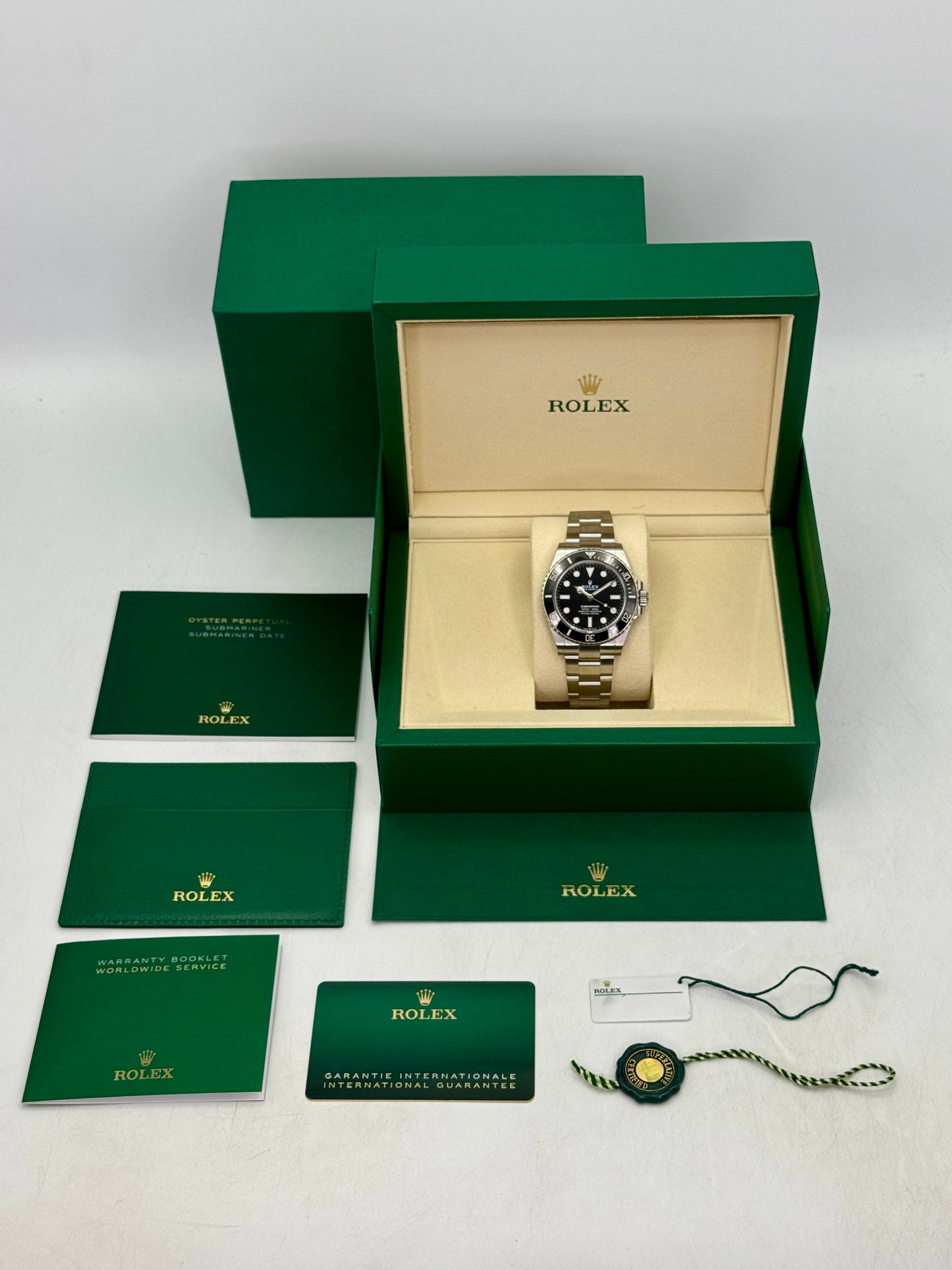 2025 Rolex Submariner 41mm 124060 Stainless Steel Black Dial