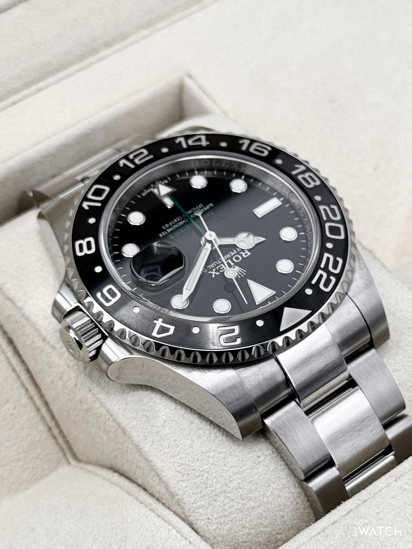 2018 Rolex GMT-Master II 40mm 116710LN Stainless Steel Black Dial - MyWatchLLC