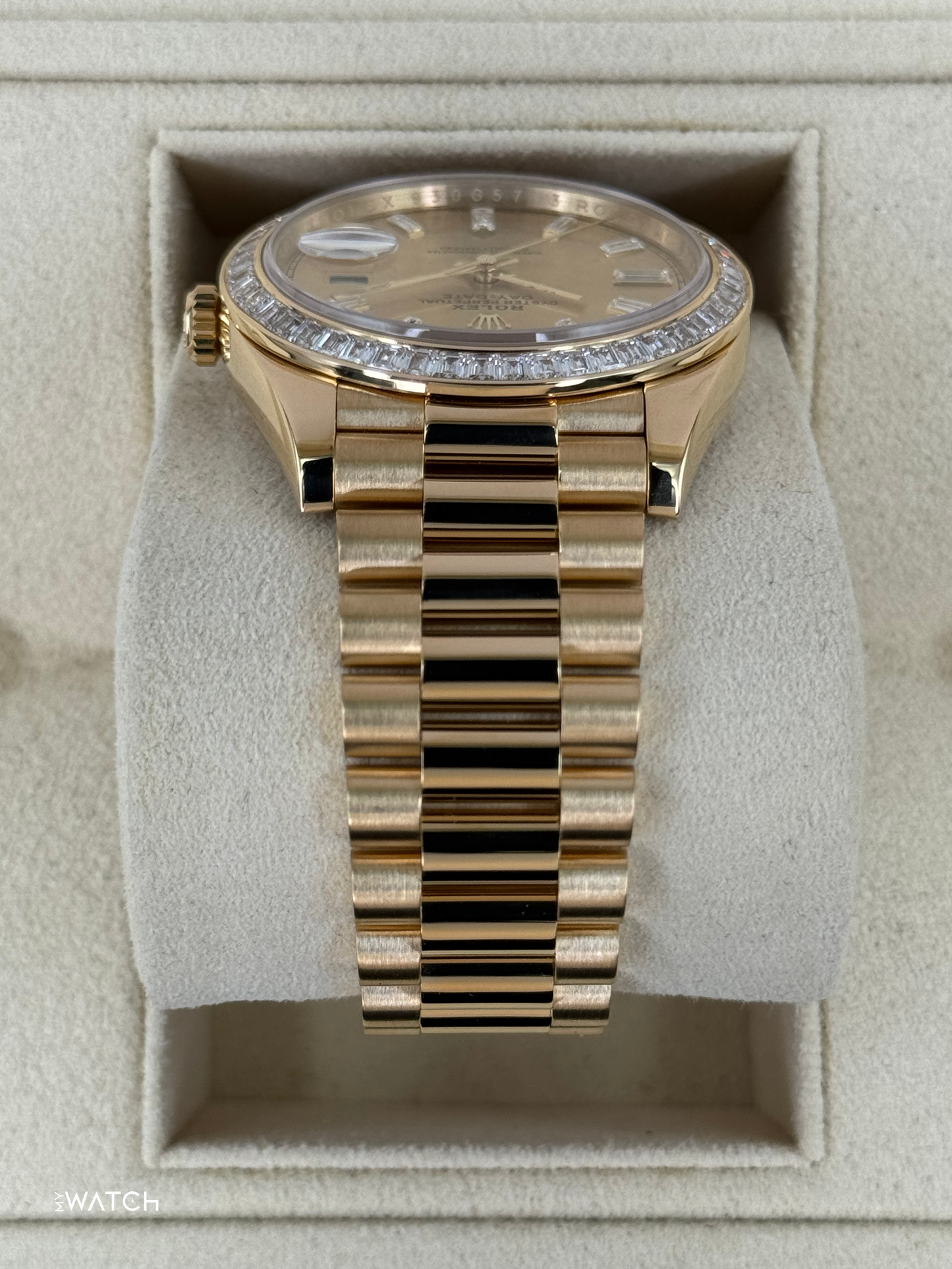 2018 Rolex Day-Date 40mm 228398TBR Presidential Yellow Gold Champagne Dial