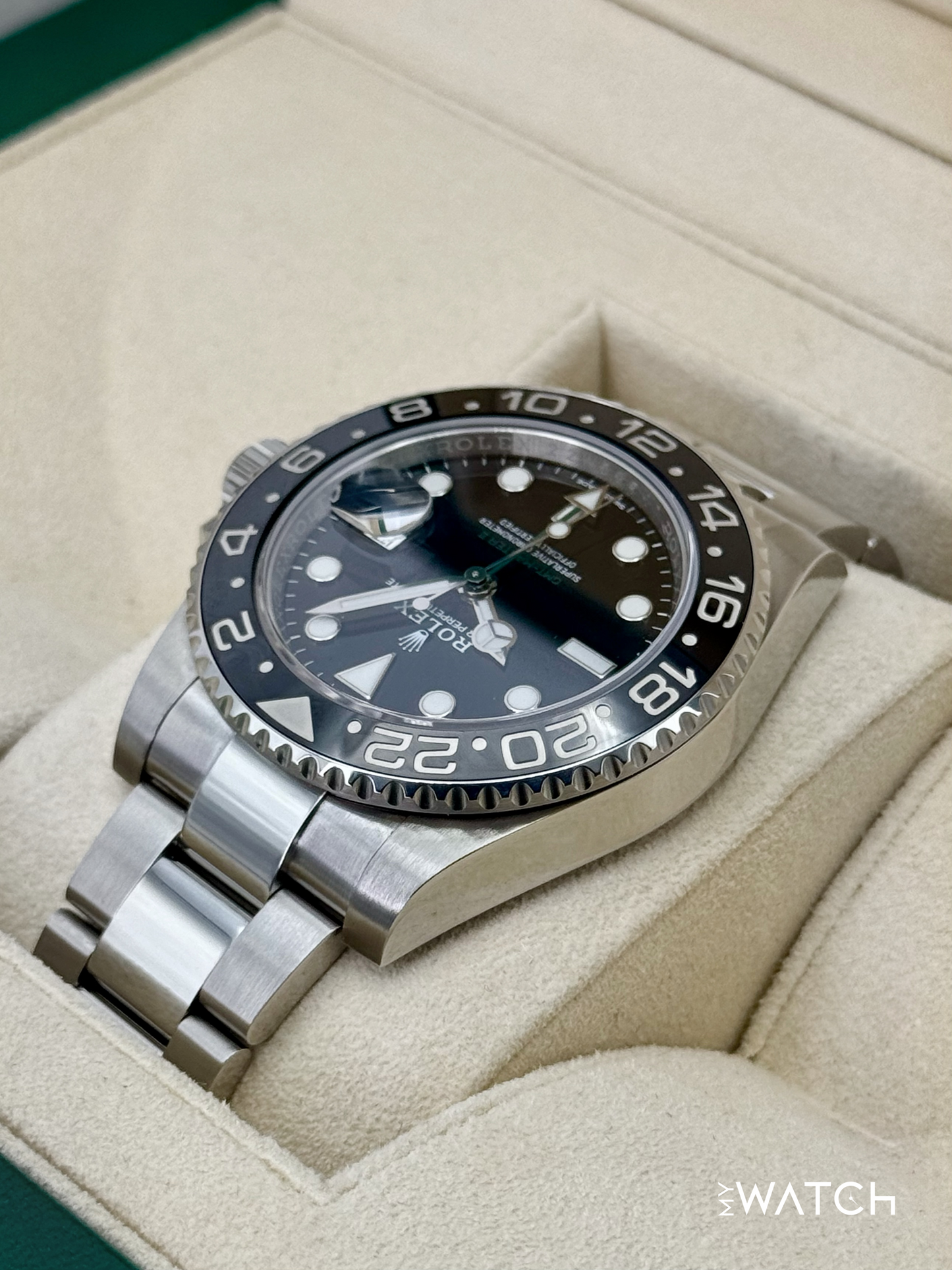 2018 Rolex GMT-Master II 40mm 116710LN Stainless Steel Black Dial