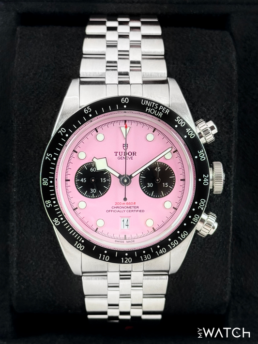 NEW 2025 Tudor Black Bay Chrono 41mm 79360N Pink Dial