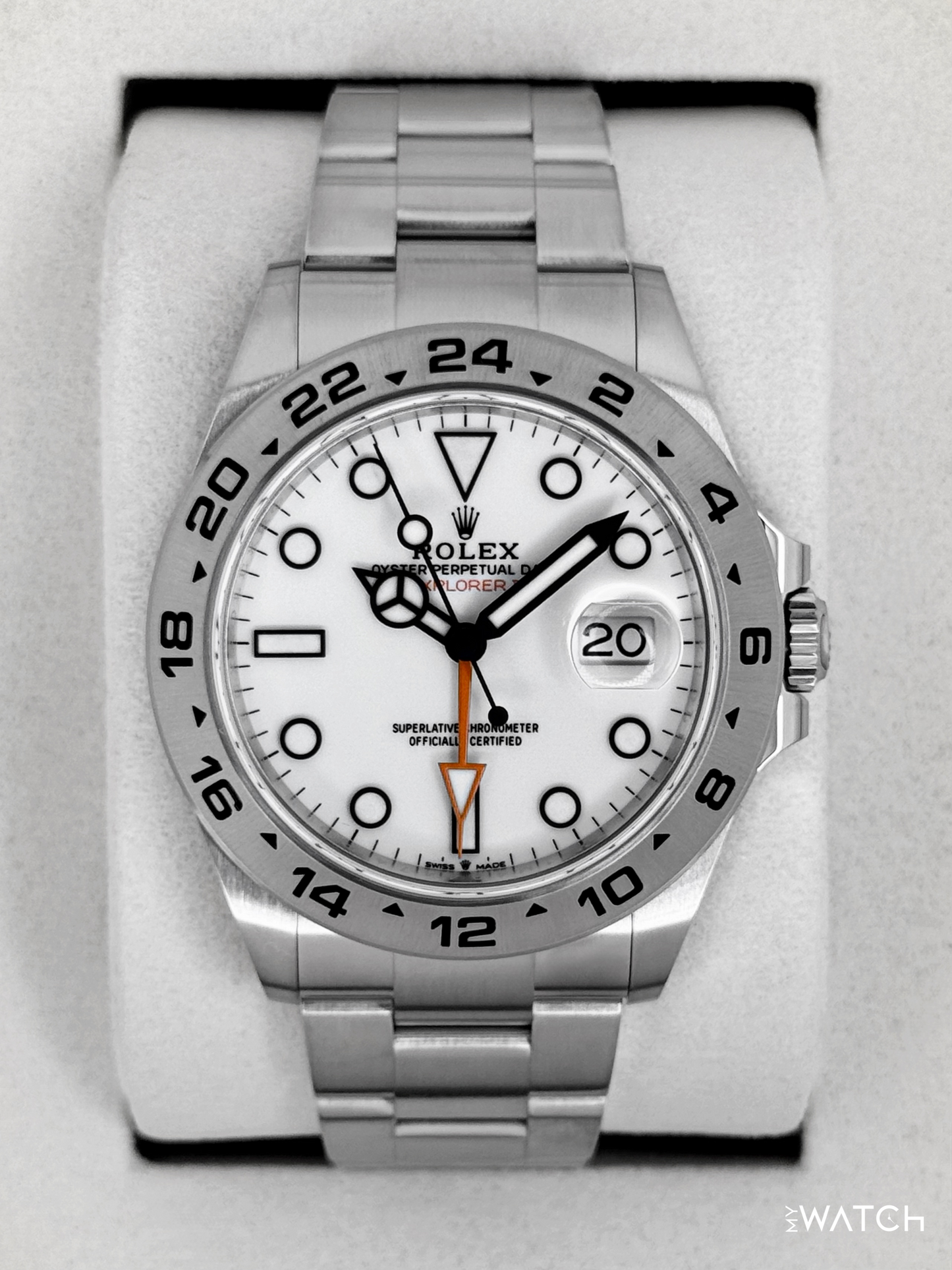 NEW 2026 Rolex Explorer II 42mm 226570 Polar White Dial - MyWatchLLC