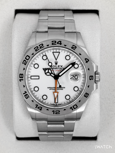 NEW 2026 Rolex Explorer II 42mm 226570 Stainless Steel Polar White Dial