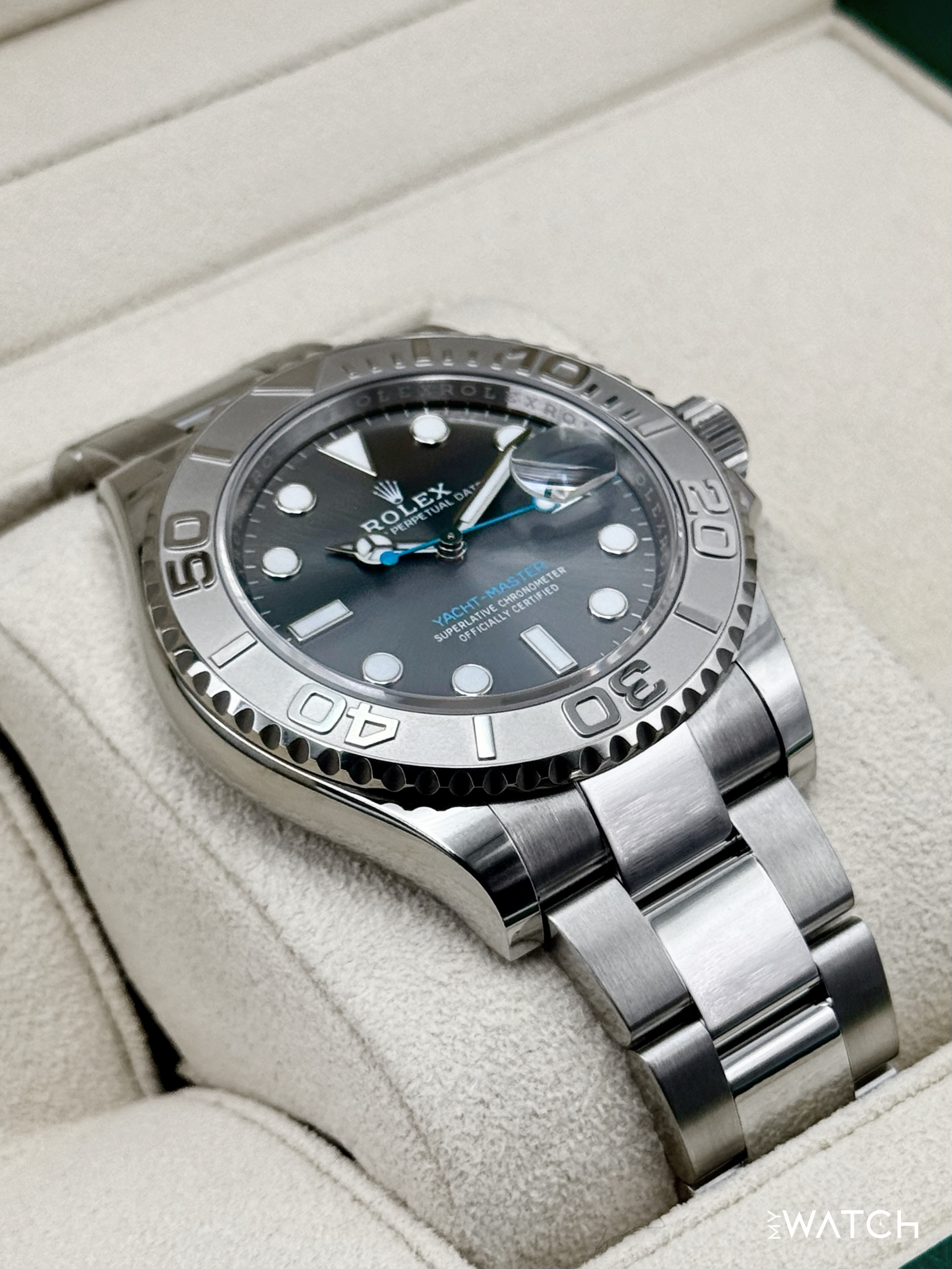 2024 Rolex Yacht-Master 40mm 126622 Stainless Steel Rhodium Dial - MyWatchLLC