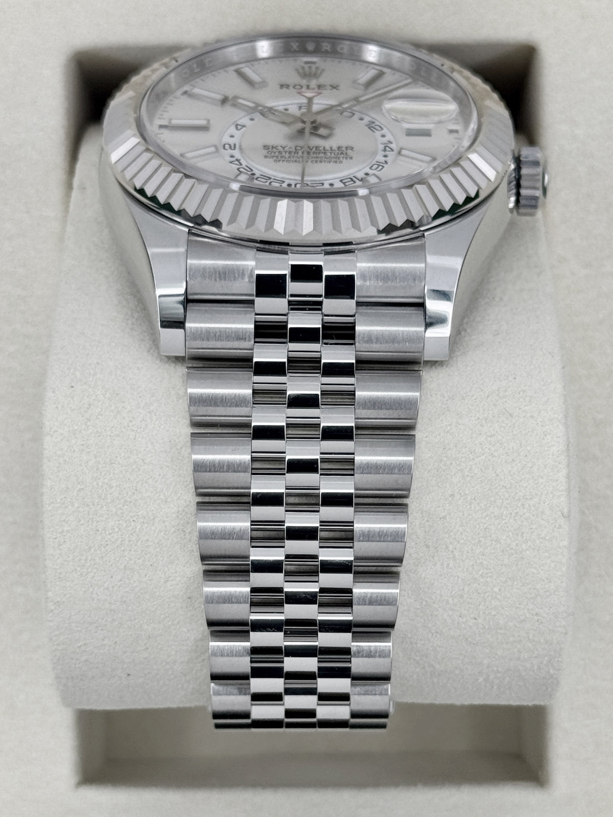 NEW 2026 Rolex Sky-Dweller 42mm 336934 Stainless Steel Jubilee White Dial