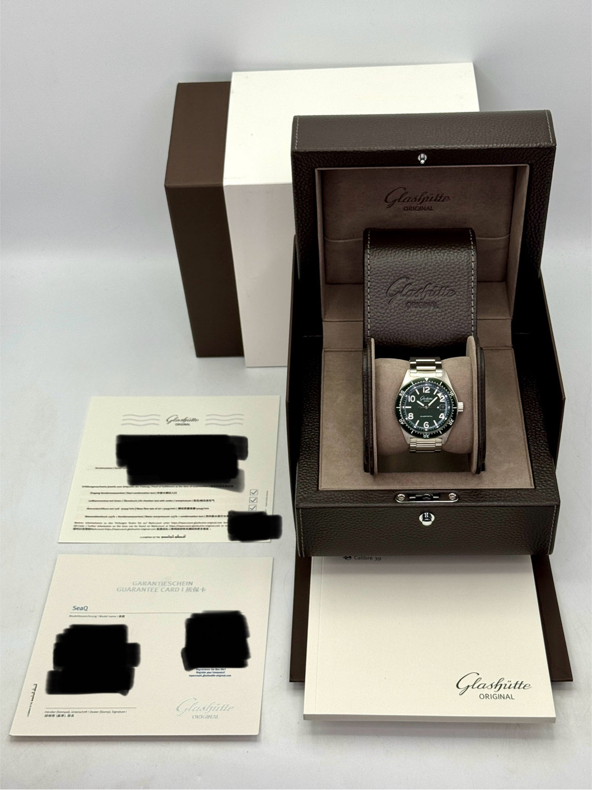 2026 Glashütte Original Seaq 39mm 1-39-11-13-83-70 Stainless Steel Green Dial