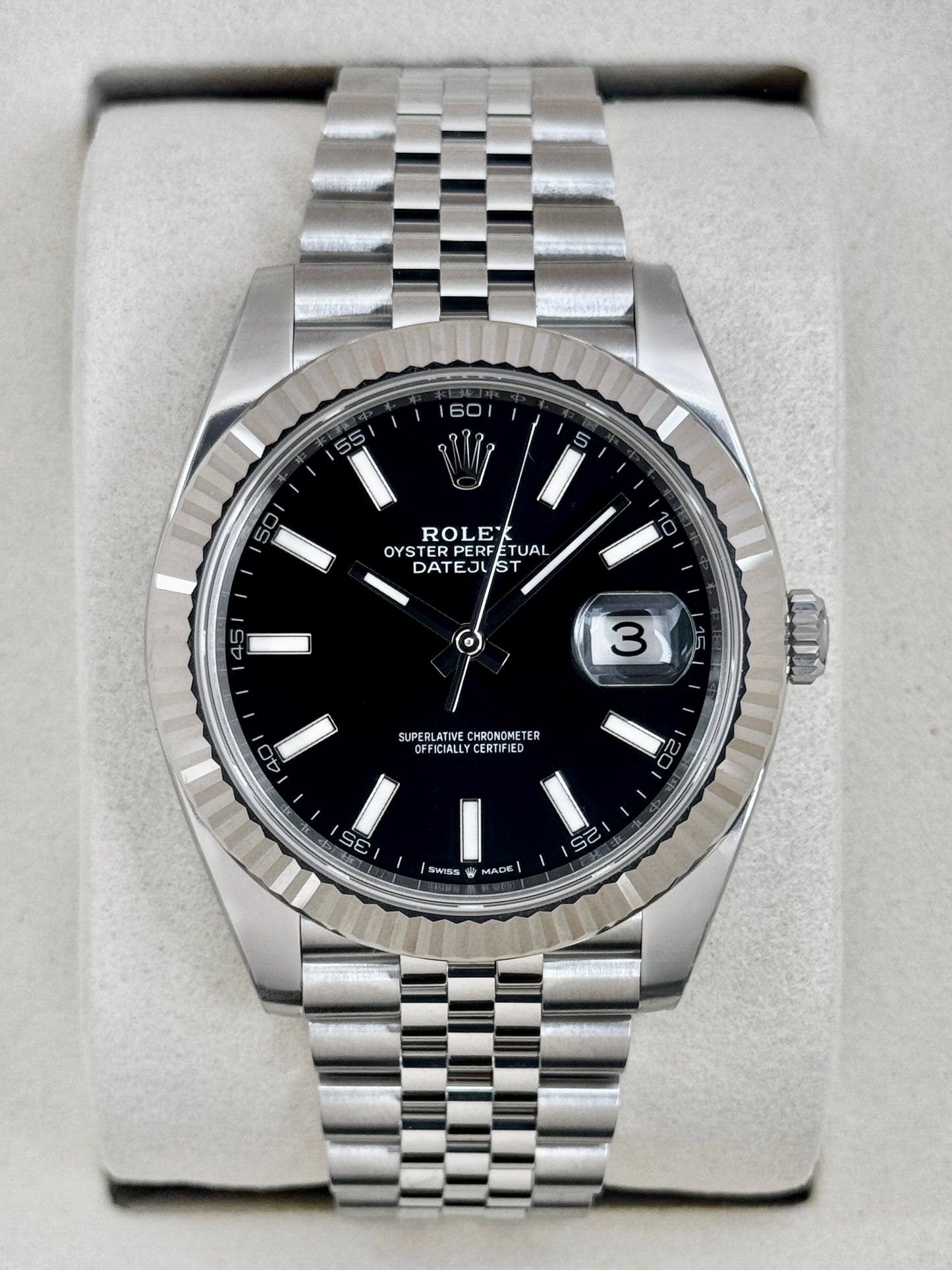 NEW 2026 Rolex Datejust 41mm 126334 Stainless Steel Jubilee Black Dial