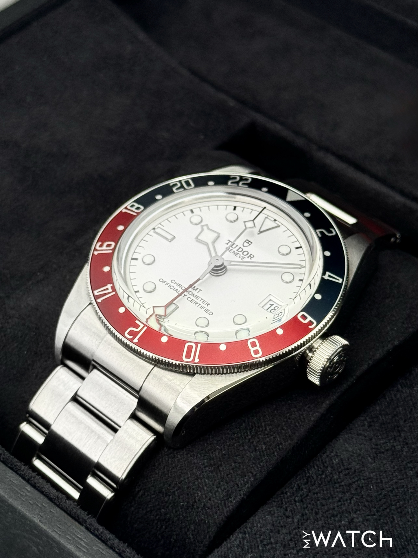 2023 Tudor Black Bay GMT 41mm 79830RB Stainless Steel White Dial