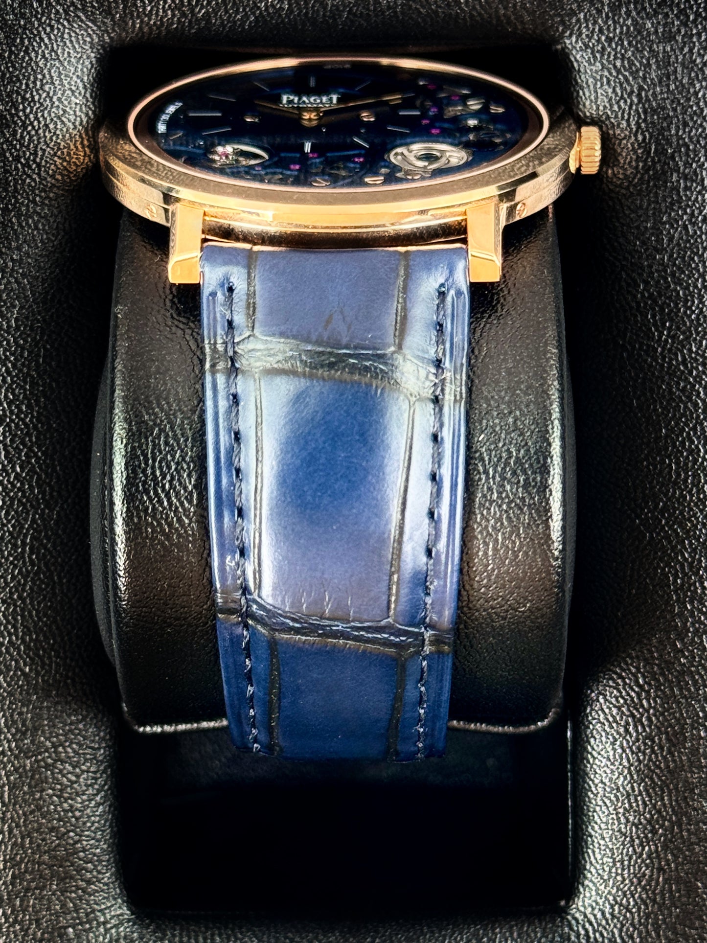 Piaget Altiplano 41mm G0A48125 Rose Gold Blue Dial