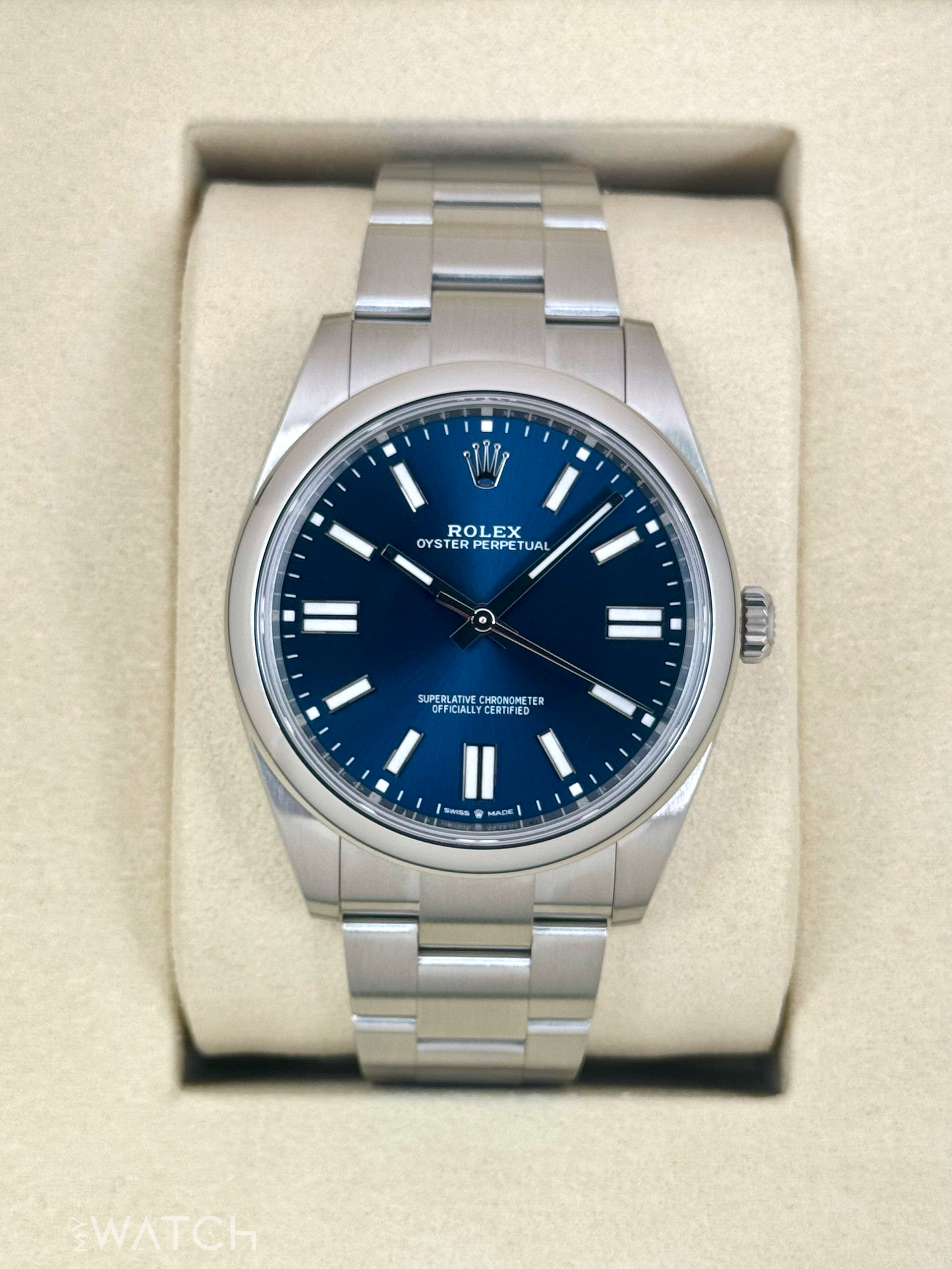 NEW 2025 Rolex Oyster Perpetual 41mm 124300 Blue Dial