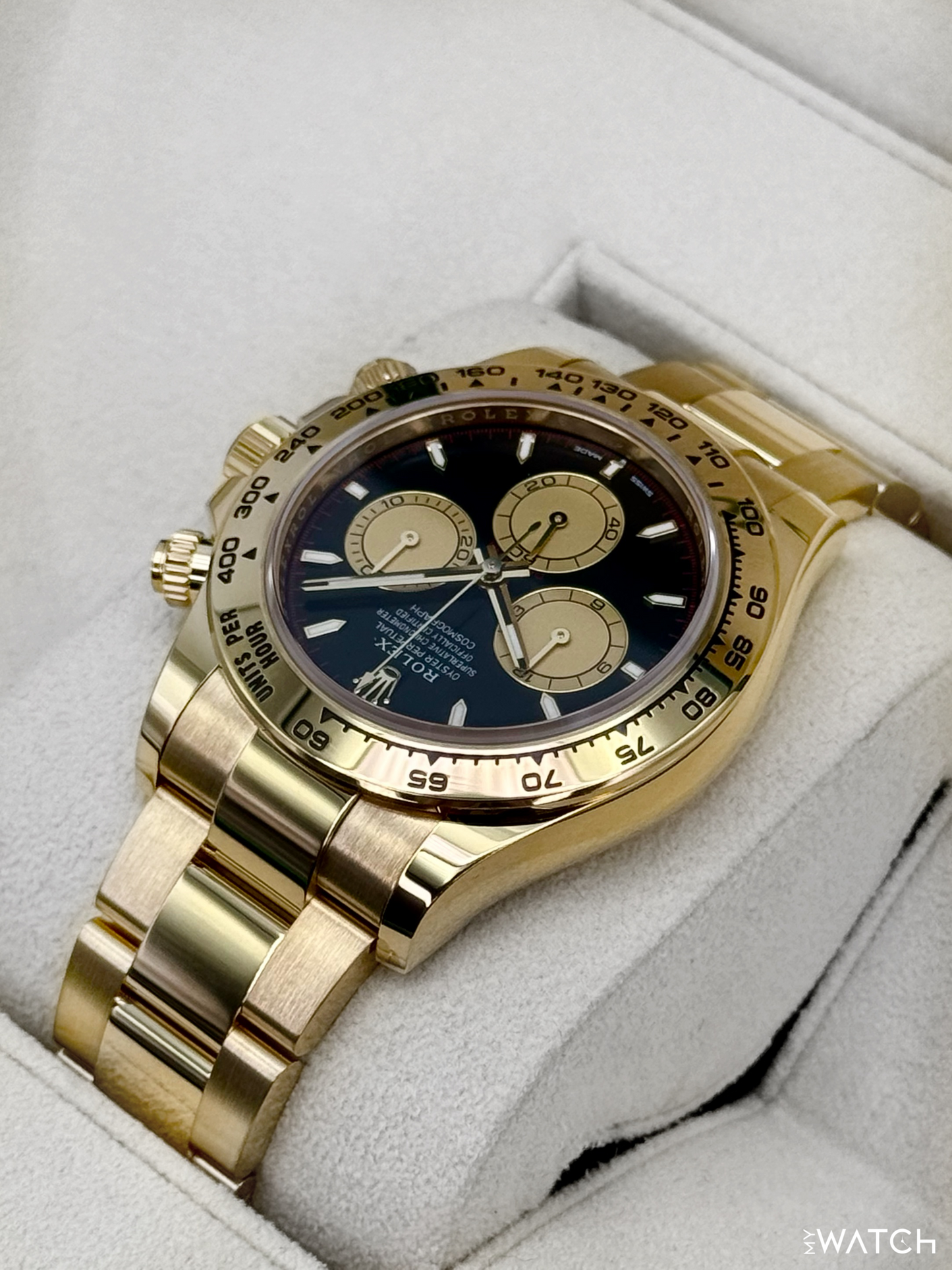2025 Rolex Daytona "Paul Newman" 40mm 126508 18K Yellow Gold Black Dial - MyWatchLLC