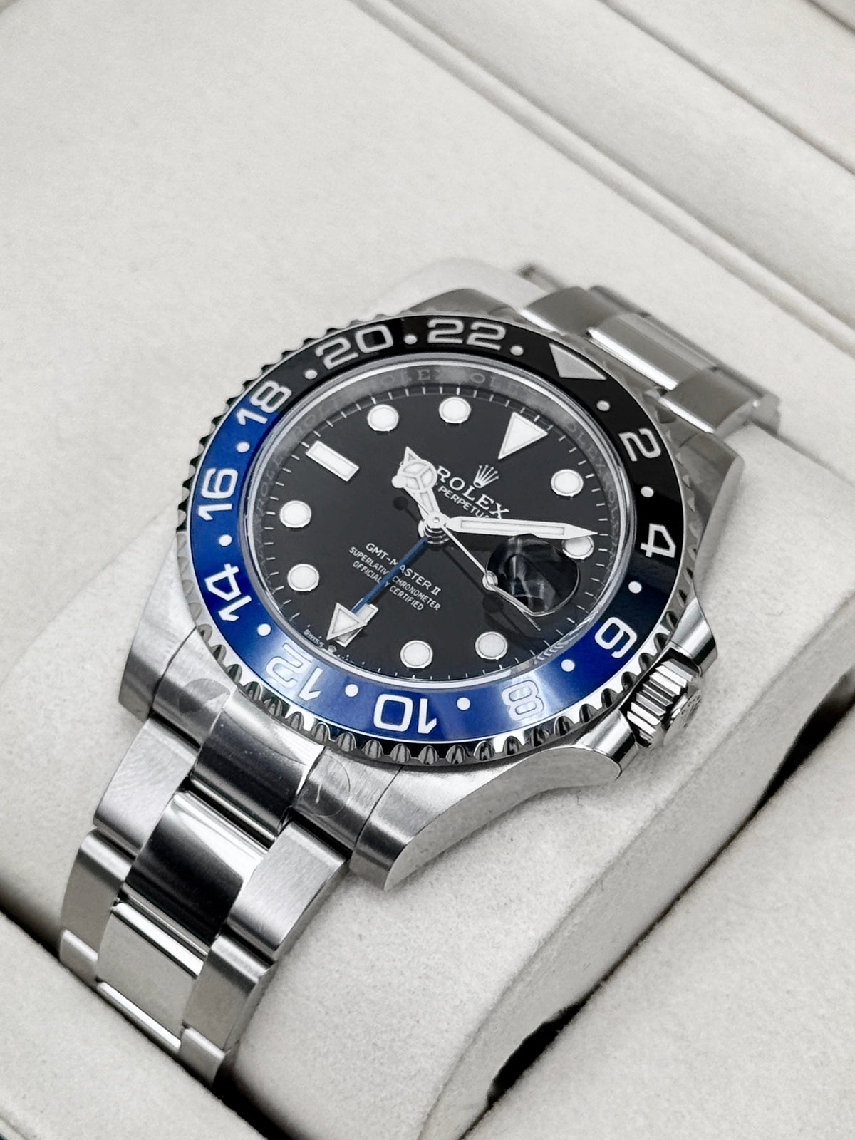 NEW 2025 Rolex GMT-Master II Batman 40mm 126710BLNR Oyster (STICKERED)
