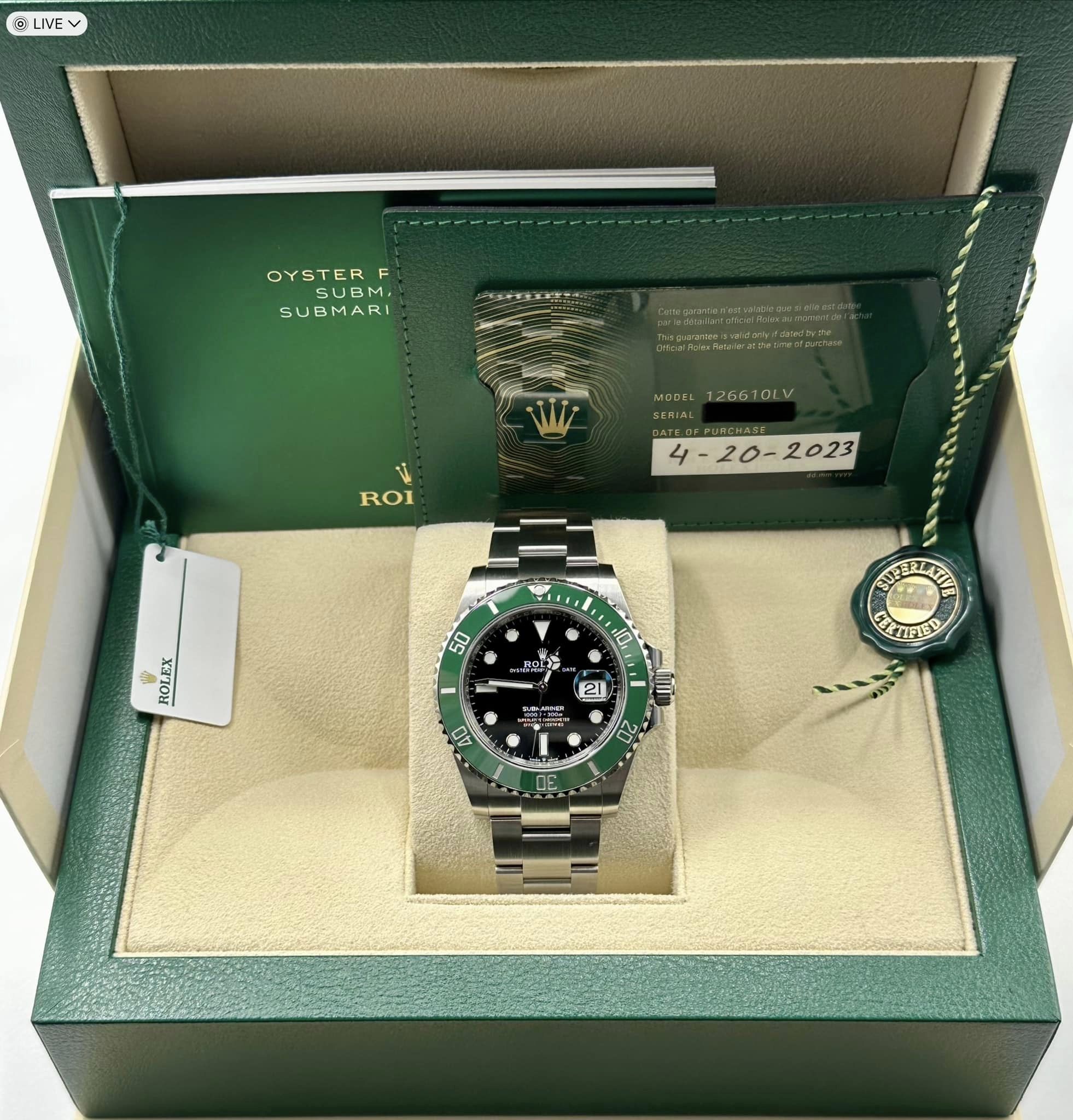 NEW 2023 Rolex Submariner Date