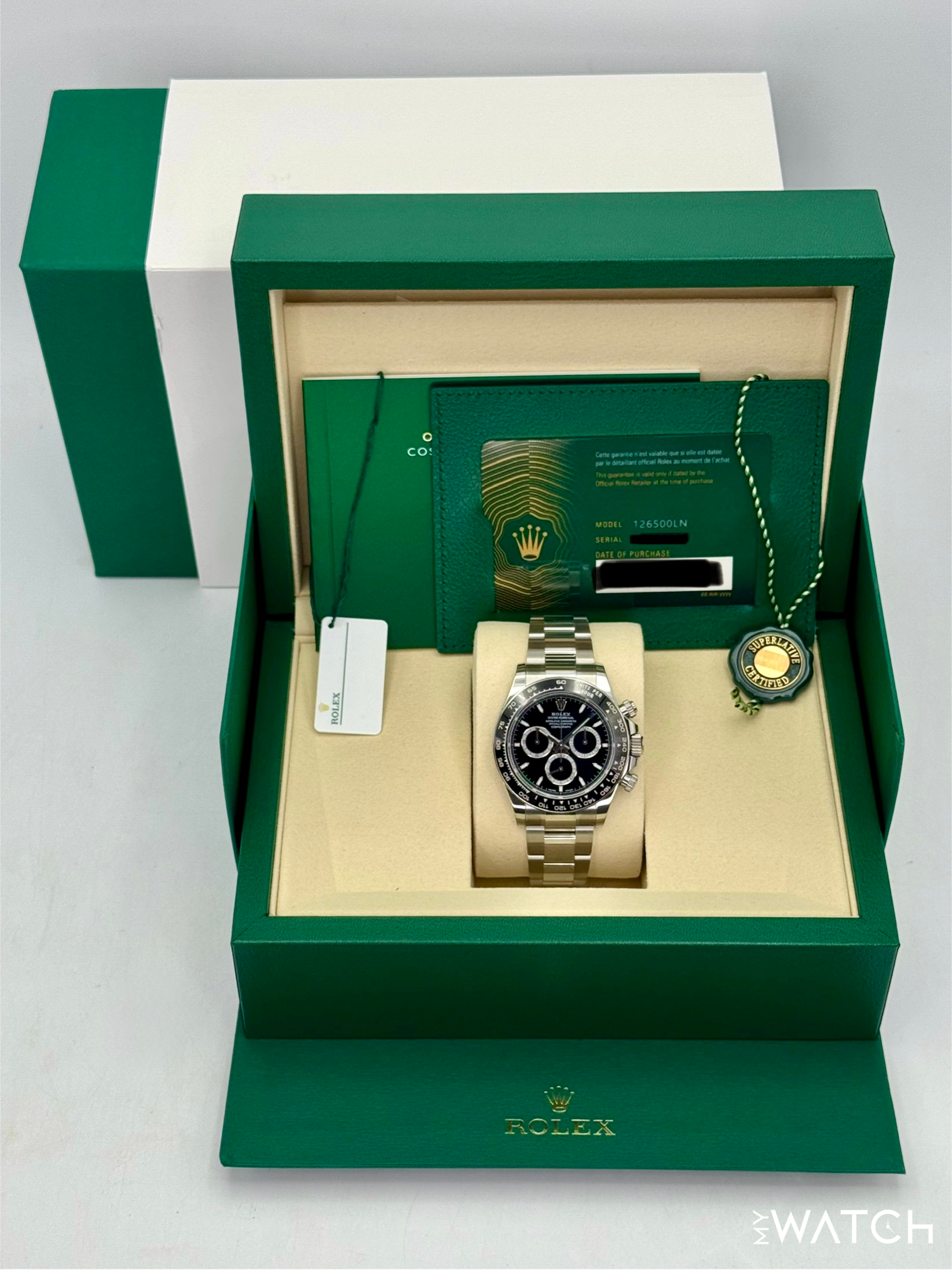 NEW 2026 Rolex Daytona 40mm 126500LN Stainless Steel Black Dial - MyWatchLLC