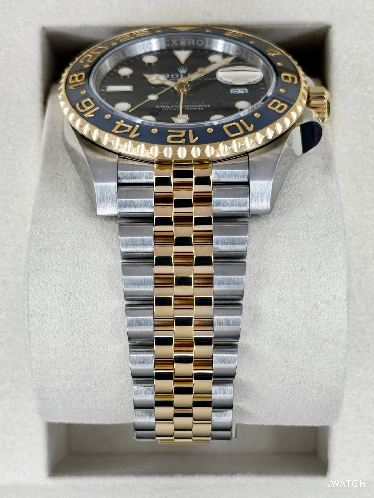 2025 Rolex GMT-Master II 40mm 126713GRNR Two-Tone Jubilee