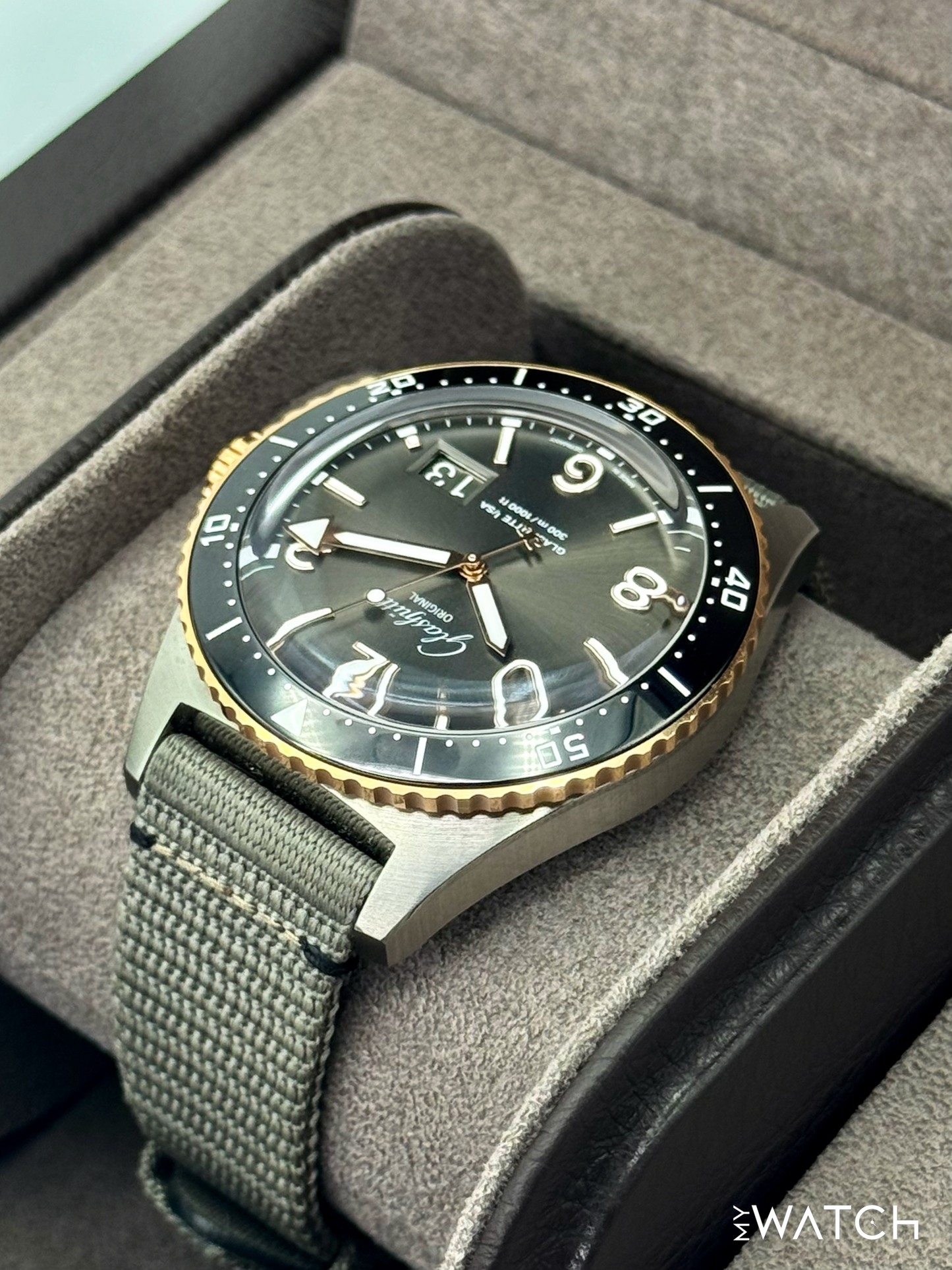 2024 Glashütte Seaq Panorama Date 43.2mm 1-36-13-04-91-34 Red Gold - MyWatchLLC