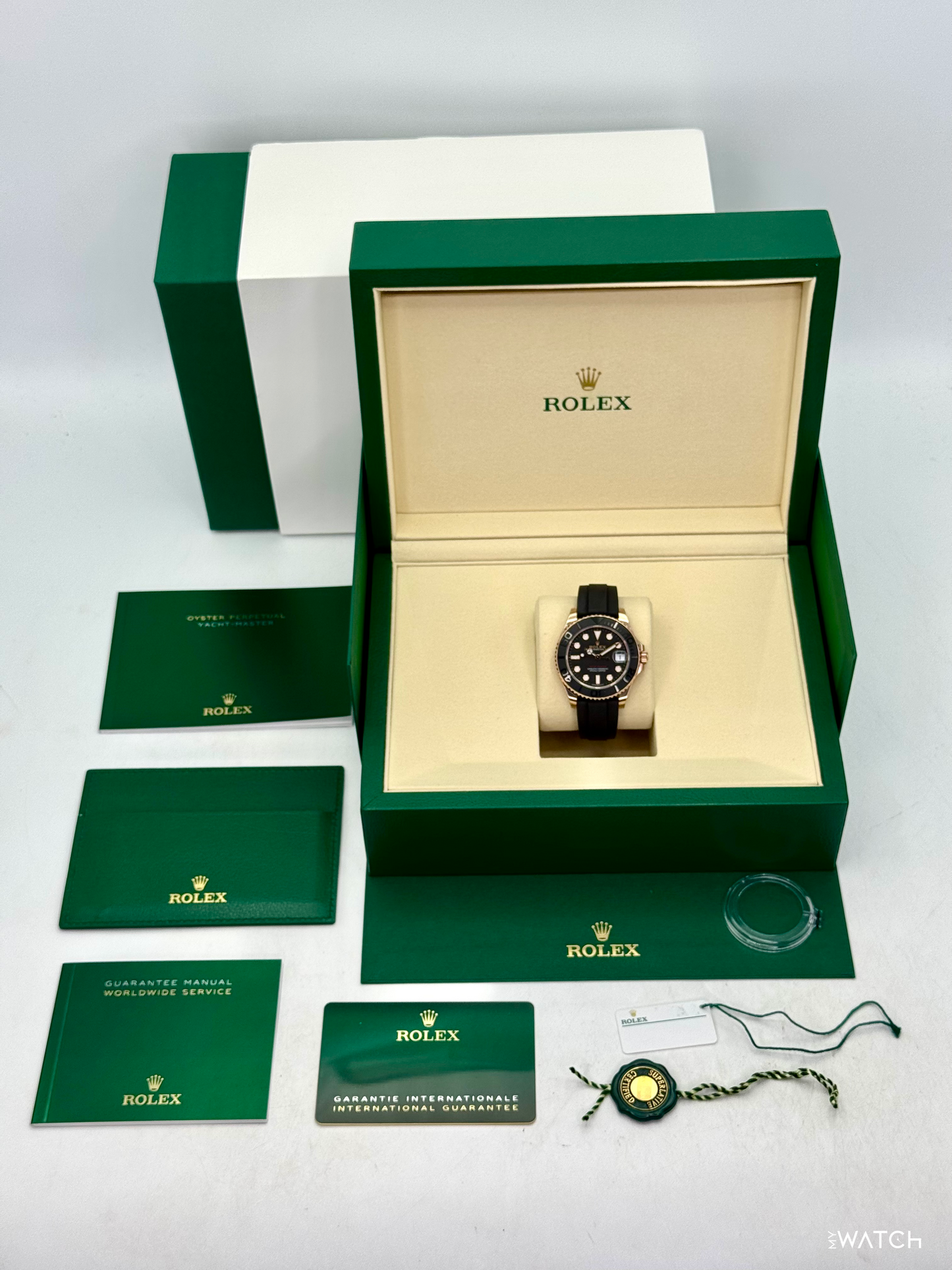 NEW 2026 Rolex Yacht-Master 37mm 268655 Rose Gold Black Dial (STICKERED) - MyWatchLLC