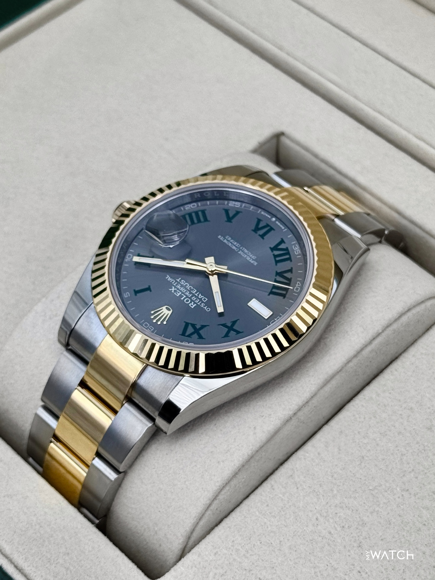 NEW 2026 Rolex Datejust 41mm 126333 Two-Tone Oyster Wimbledon Dial - MyWatchLLC
