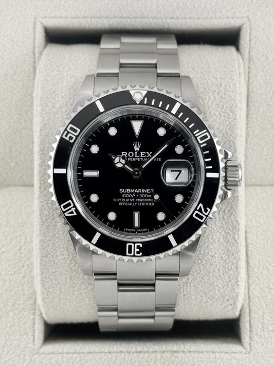2023 CPO Rolex Submariner 40mm 16610 Stainless Steel Black Dial (CPO) - MyWatchLLC