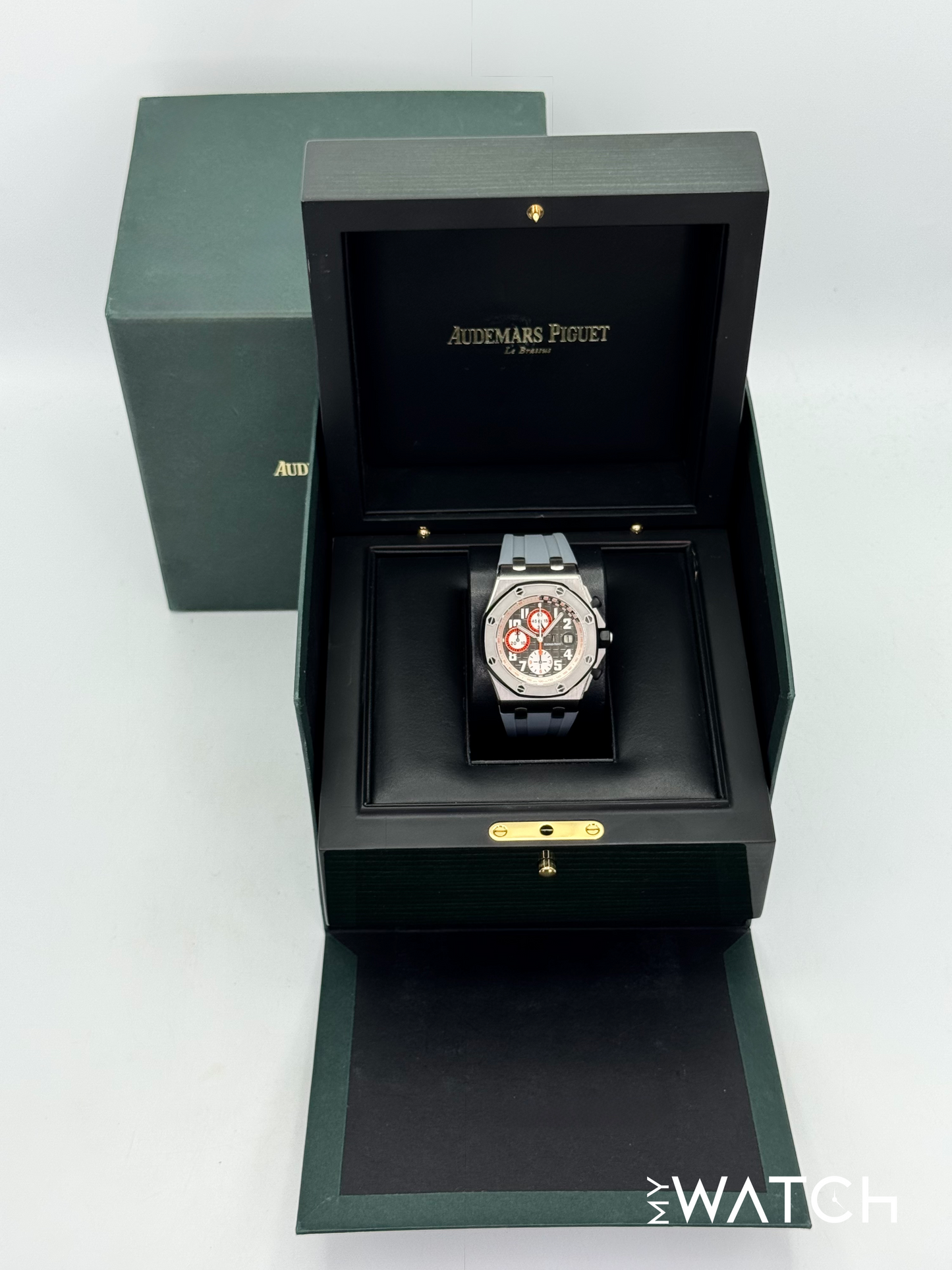 2012 Audemars Piguet Royal Oak Offshore Chrono 42mm 26175ST Grey Dial - MyWatchLLC