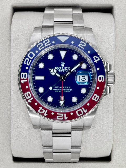 2025 Rolex GMT-Master II Pepsi 40mm 126719BLRO White Gold Oyster