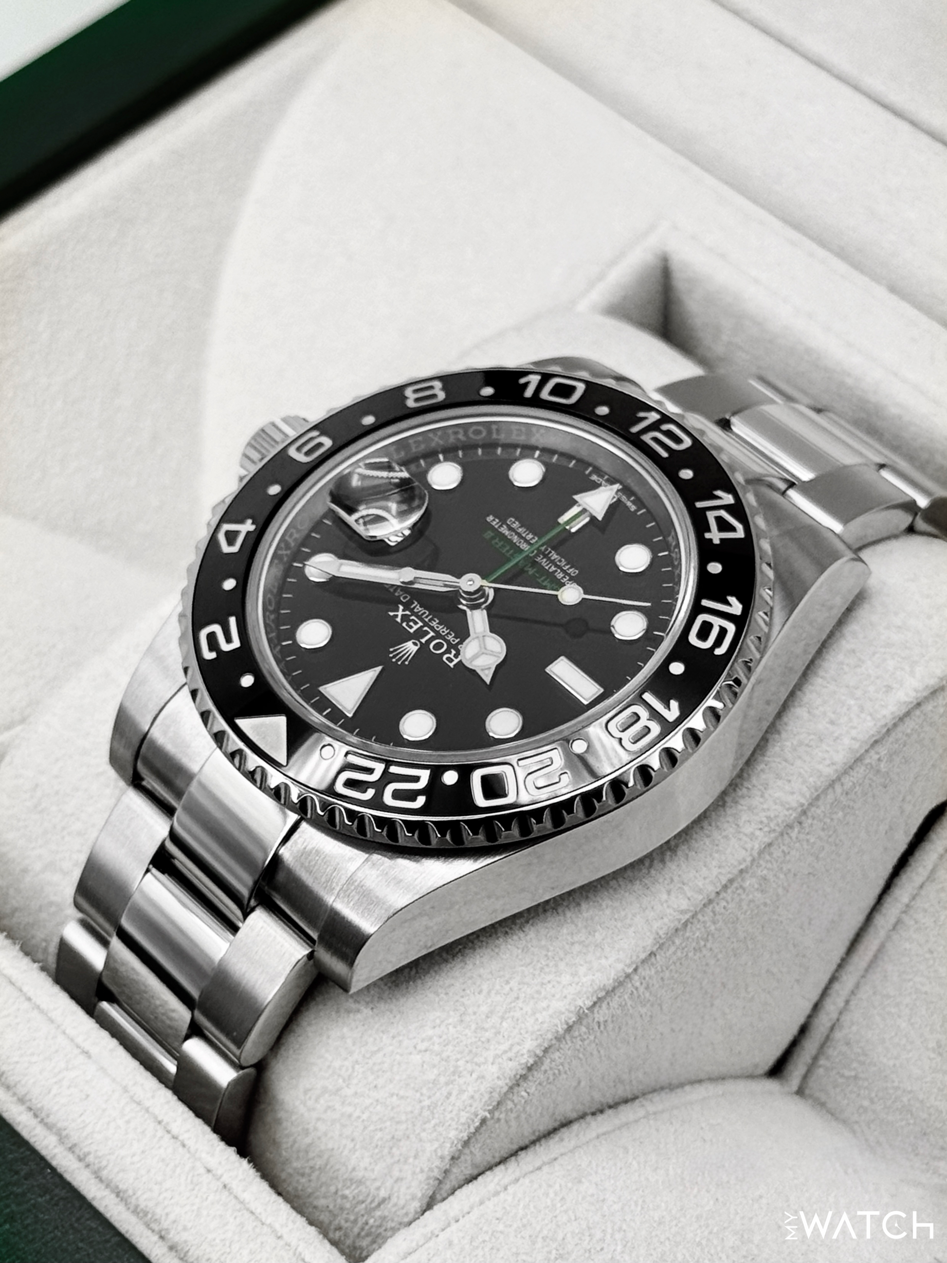 2018 Rolex GMT-Master II 40mm 116710LN Stainless Steel Black Dial - MyWatchLLC