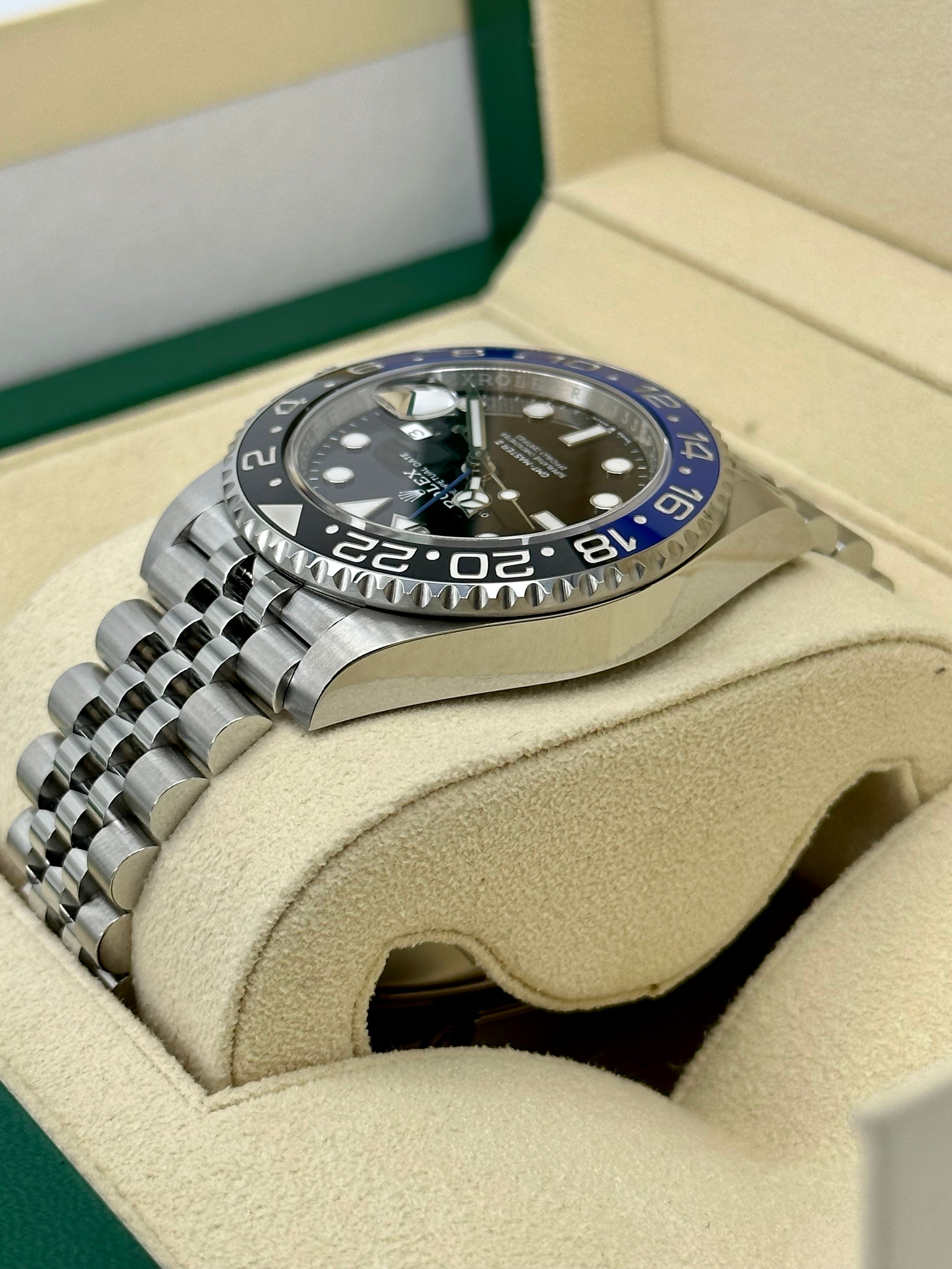 NEW 2024 Rolex GMT Master II Batgirl 126710BLNR Jubilee MyWatchLLC