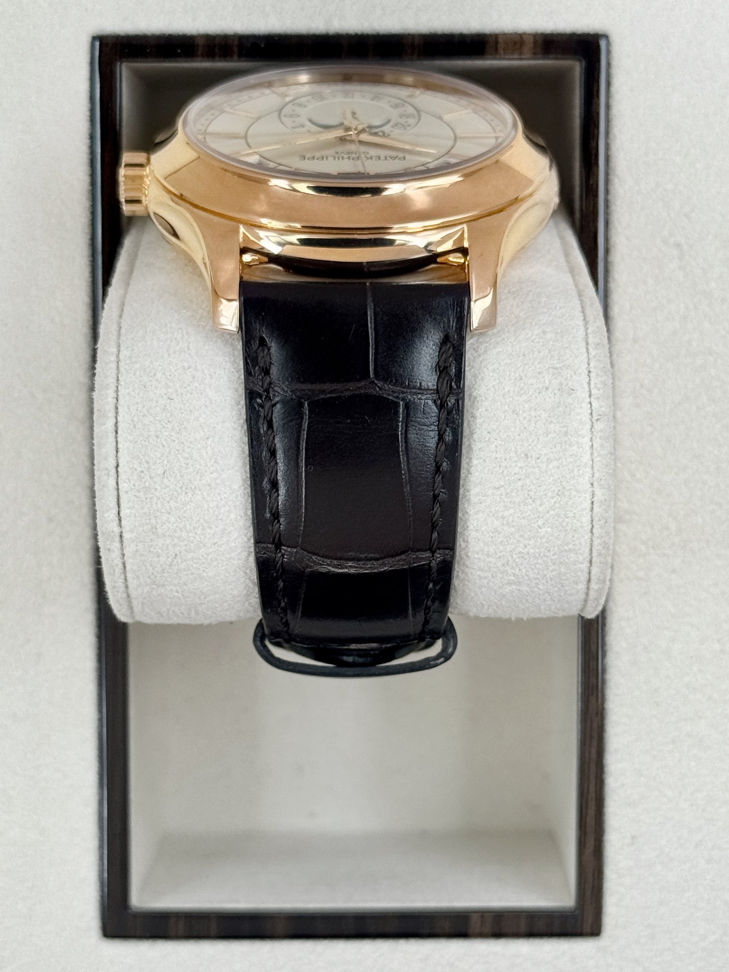 2019 Patek Philippe Annual Calendar 40mm 5205R Rose Gold White Dial
