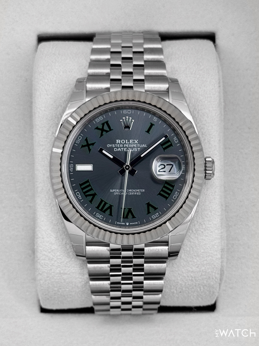 NEW 2026 Rolex Datejust 41mm 126334 Jubilee Wimbledon Dial (STICKERED)