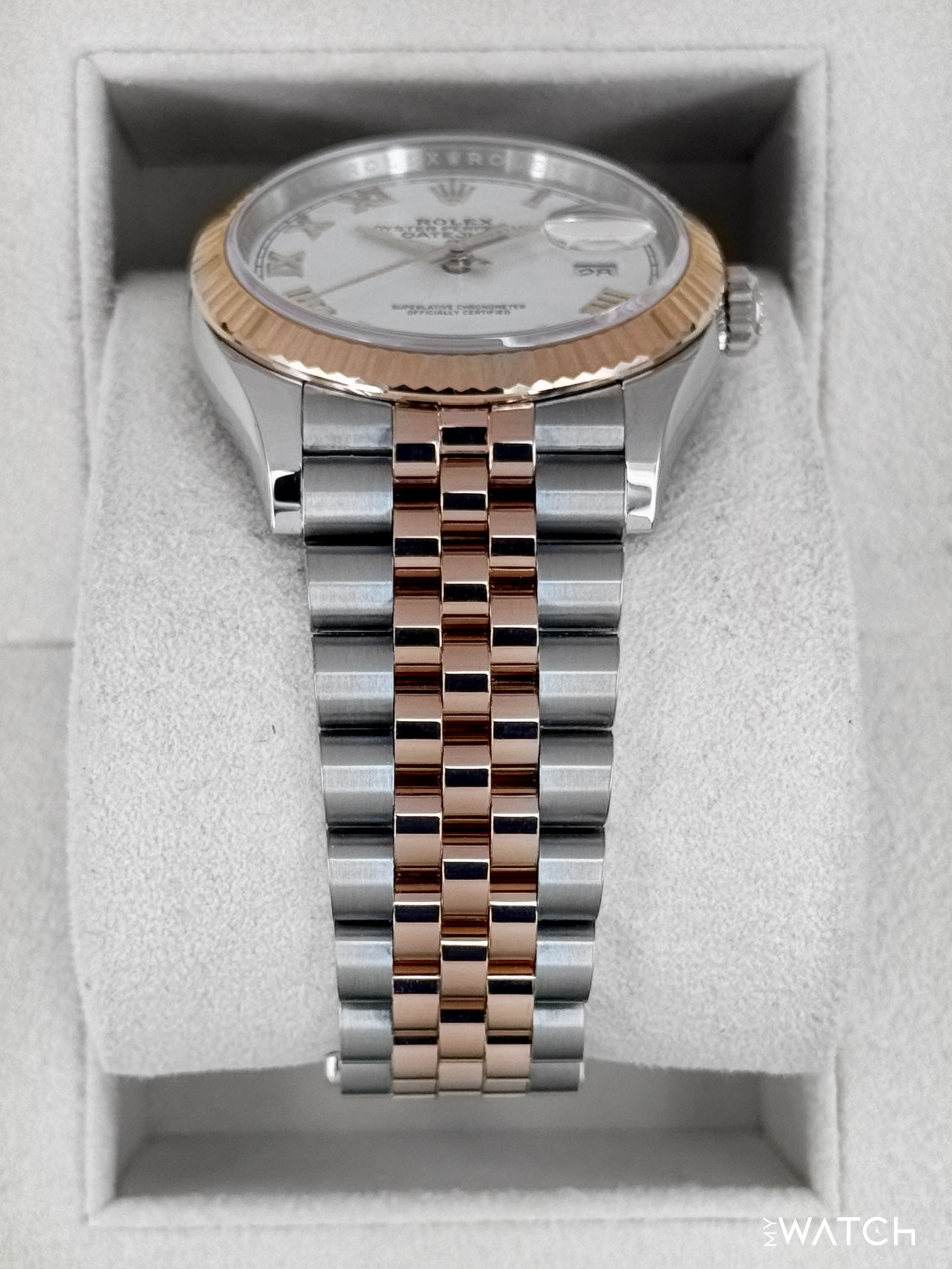 2024 Rolex Datejust 36mm 126231 Two-Tone Jubilee White Roman Numeral Dial
