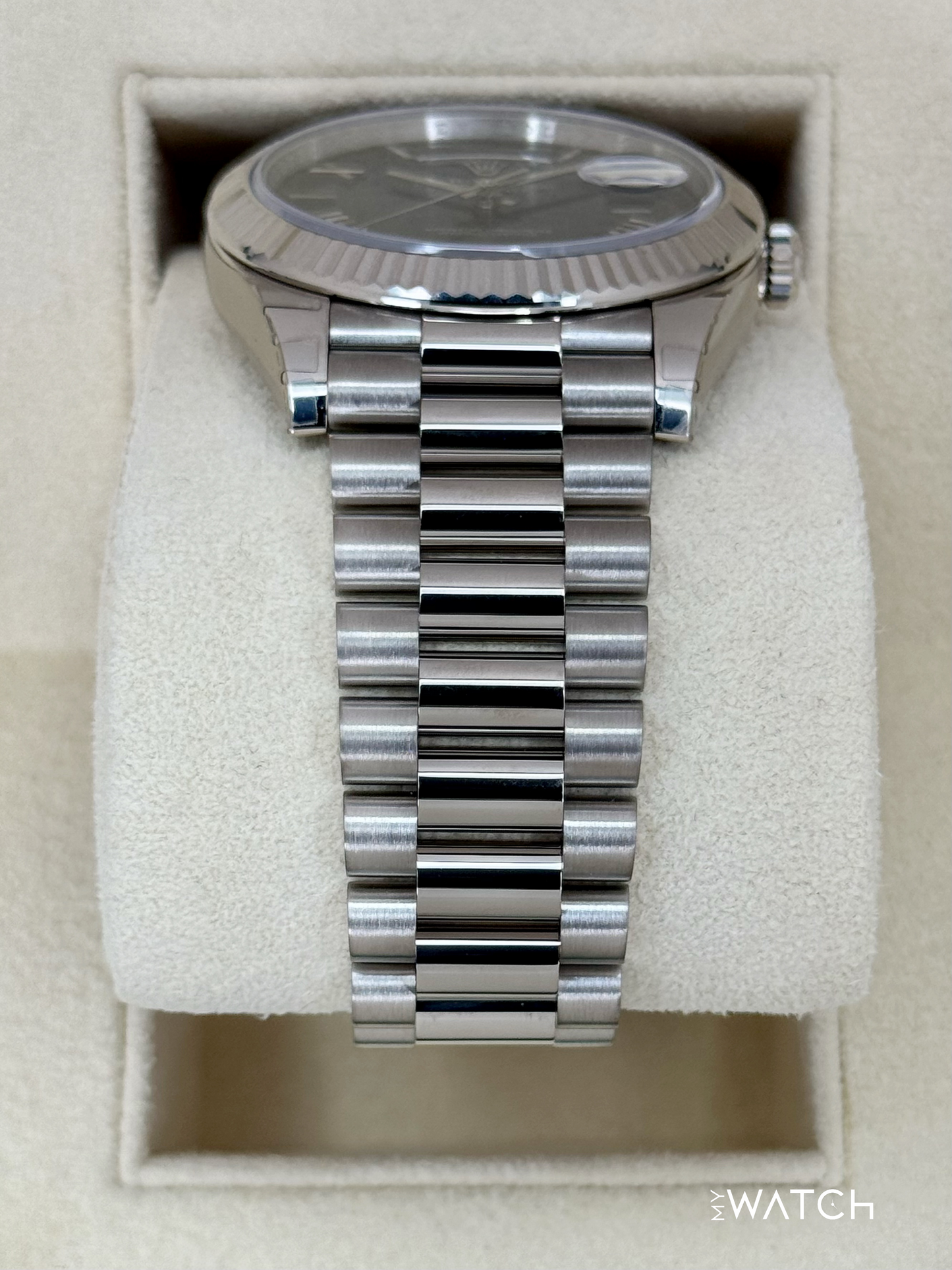 2025 Rolex Day-Date 40mm 228239 Presidential Blue Ombre Dial