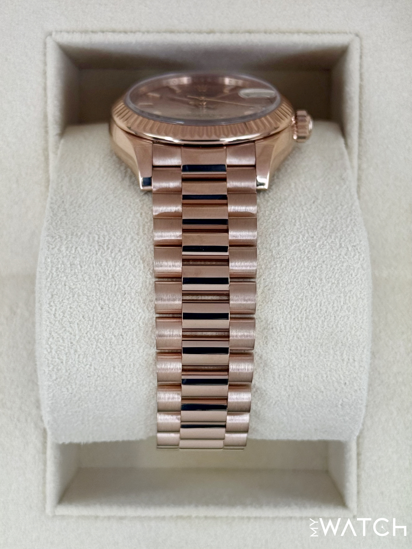 2023 Rolex Datejust 31mm 278275 Rose Gold Rose Dial