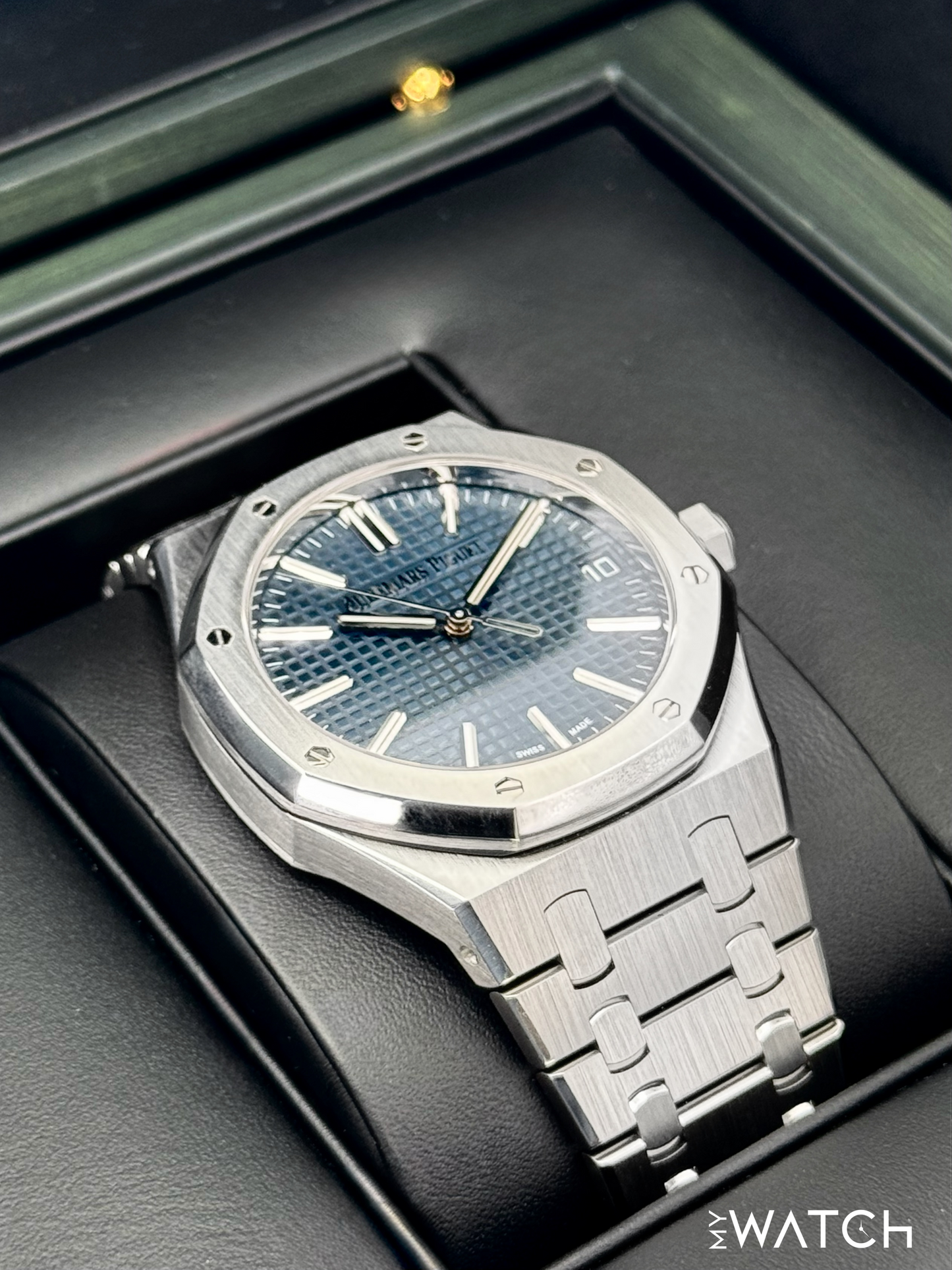 2023 Audemars Piguet  Royal Oak  41mm 15510ST Stainless Steel Blue Dial