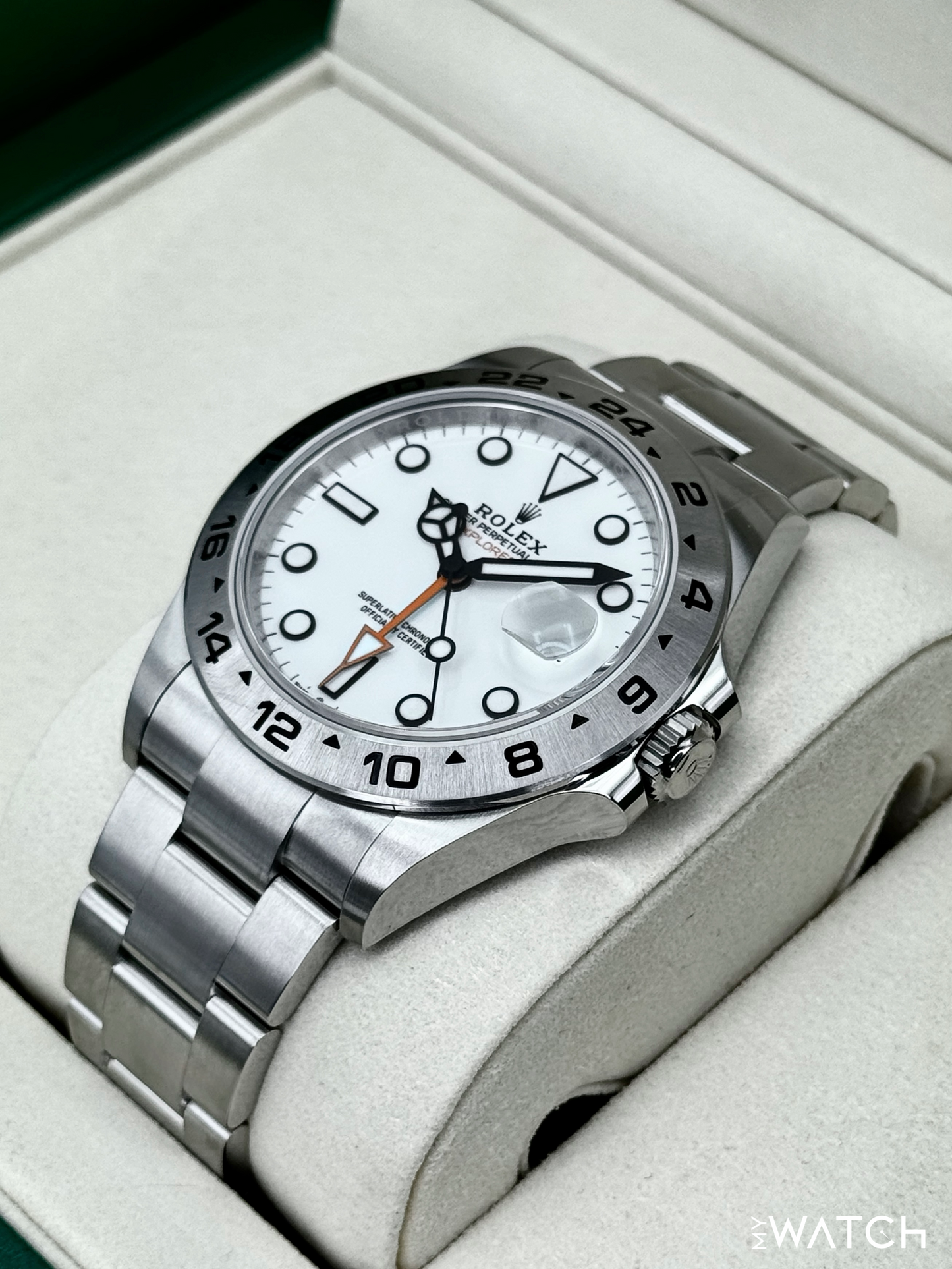NEW 2026 Rolex Explorer II 42mm 226570 Polar White Dial (STICKERED) - MyWatchLLC