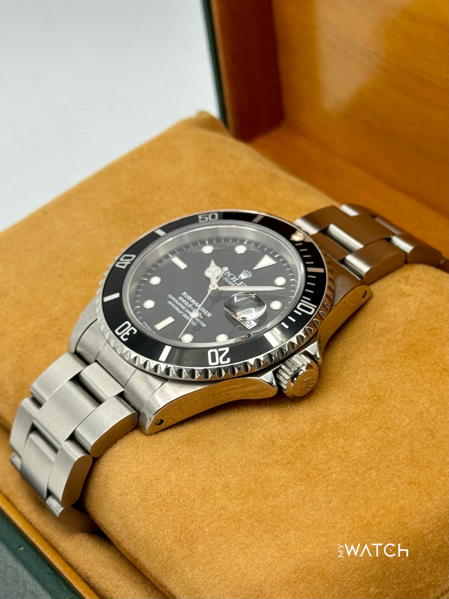 1993 Rolex Submariner 40mm 16610 Stainless Steel Black Dial - MyWatchLLC