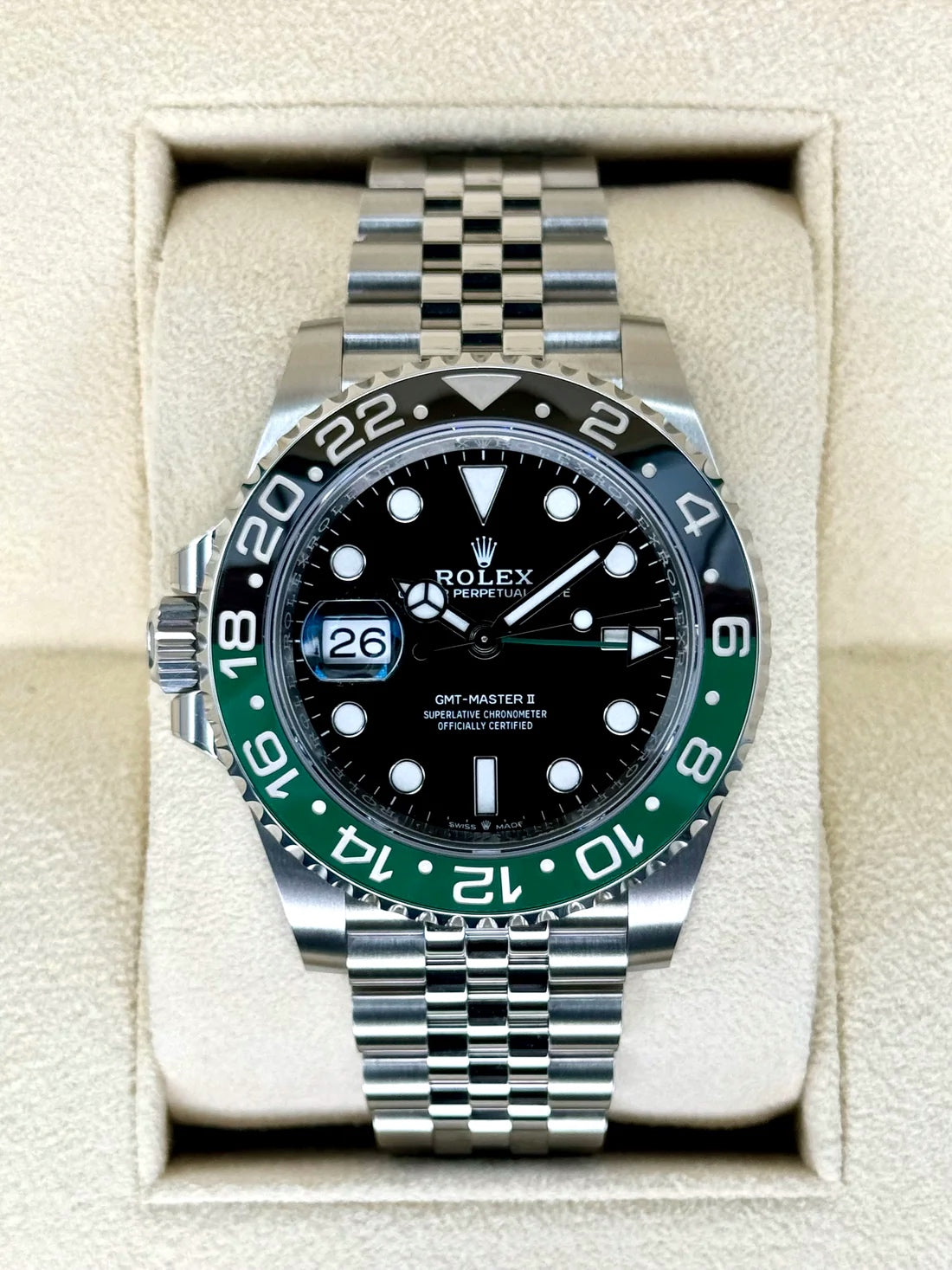 NEW 2024 Rolex GMT-Master II "Sprite" 40mm 126720VTNR Jubilee