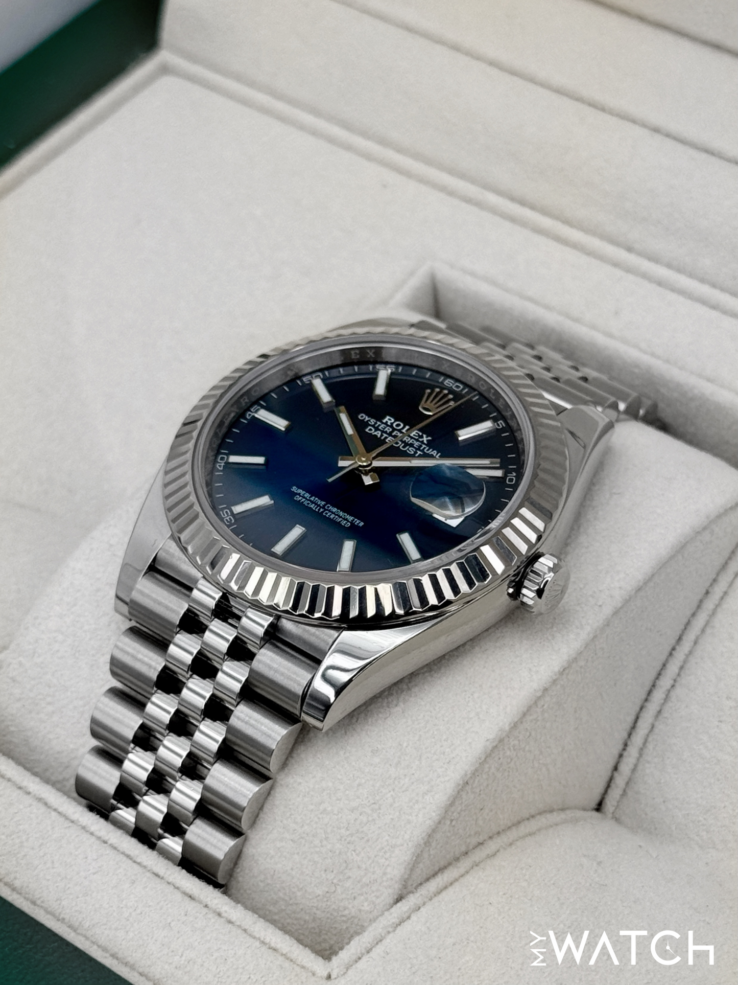 2023 Rolex Datejust 41mm 126334 Stainless Steel Jubilee Blue Dial